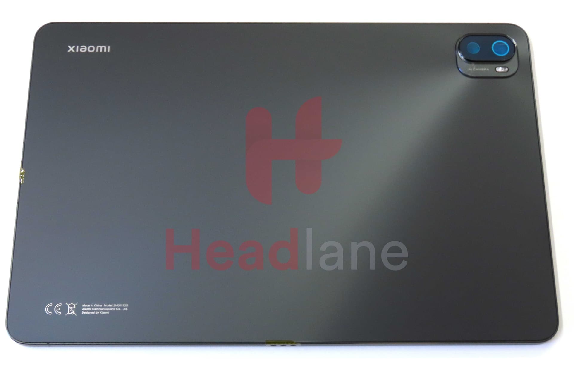 Xiaomi Pad 5 Back / Battery Cover - Black - 550400005D7D - Xiaomi Replacement Part