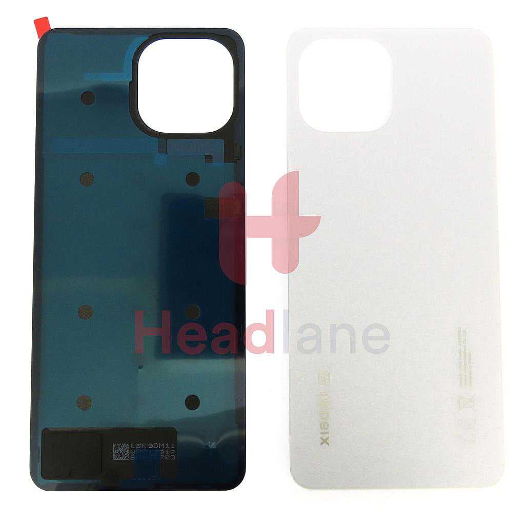 Xiaomi 11 Lite 5G NE Back / Battery Cover - White - 550500017Y4J - Xiaomi Replacement Part