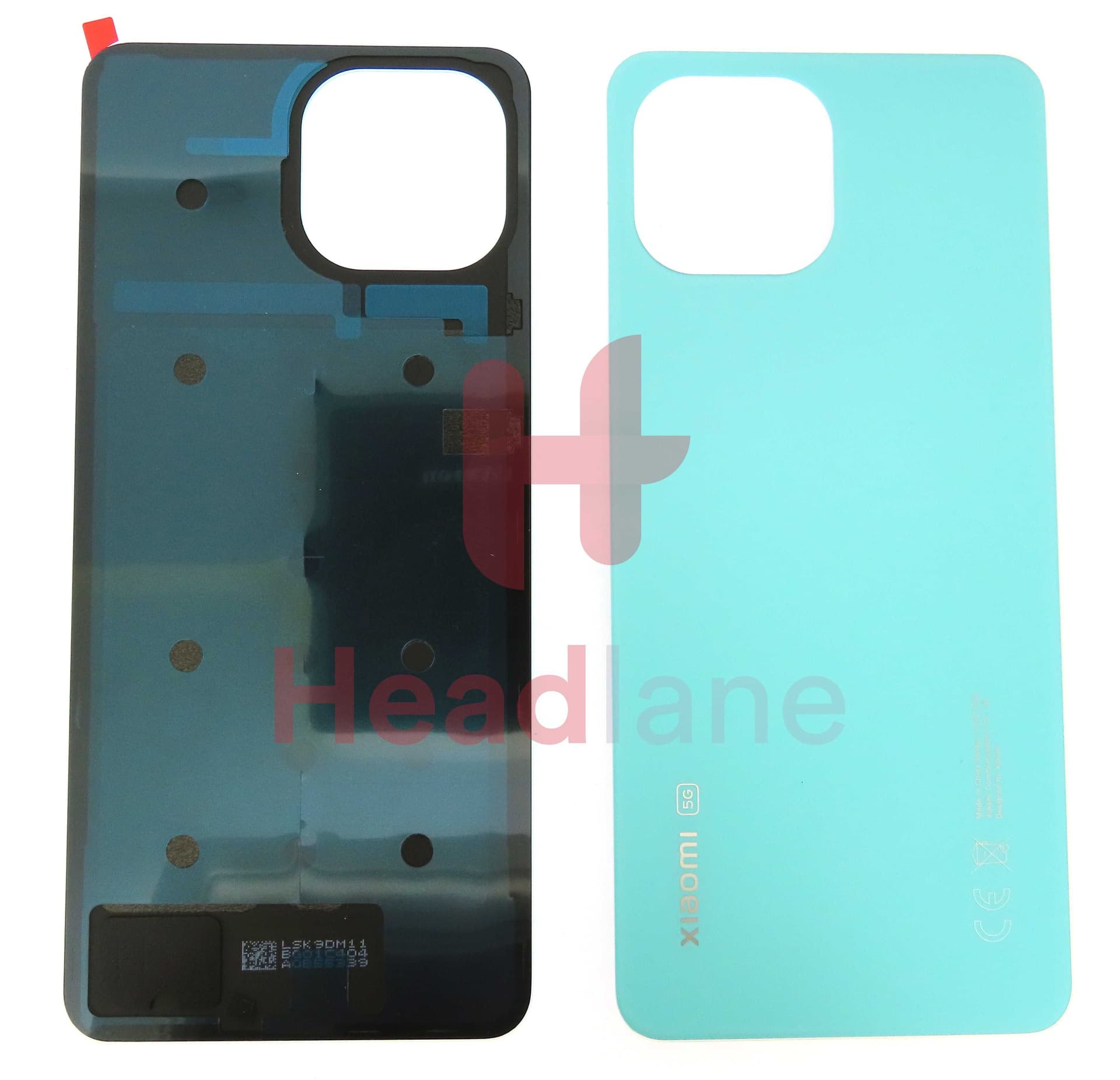 Xiaomi 11 Lite 5G NE Back / Battery Cover - Green - 55050001H34J - Xiaomi Replacement Part