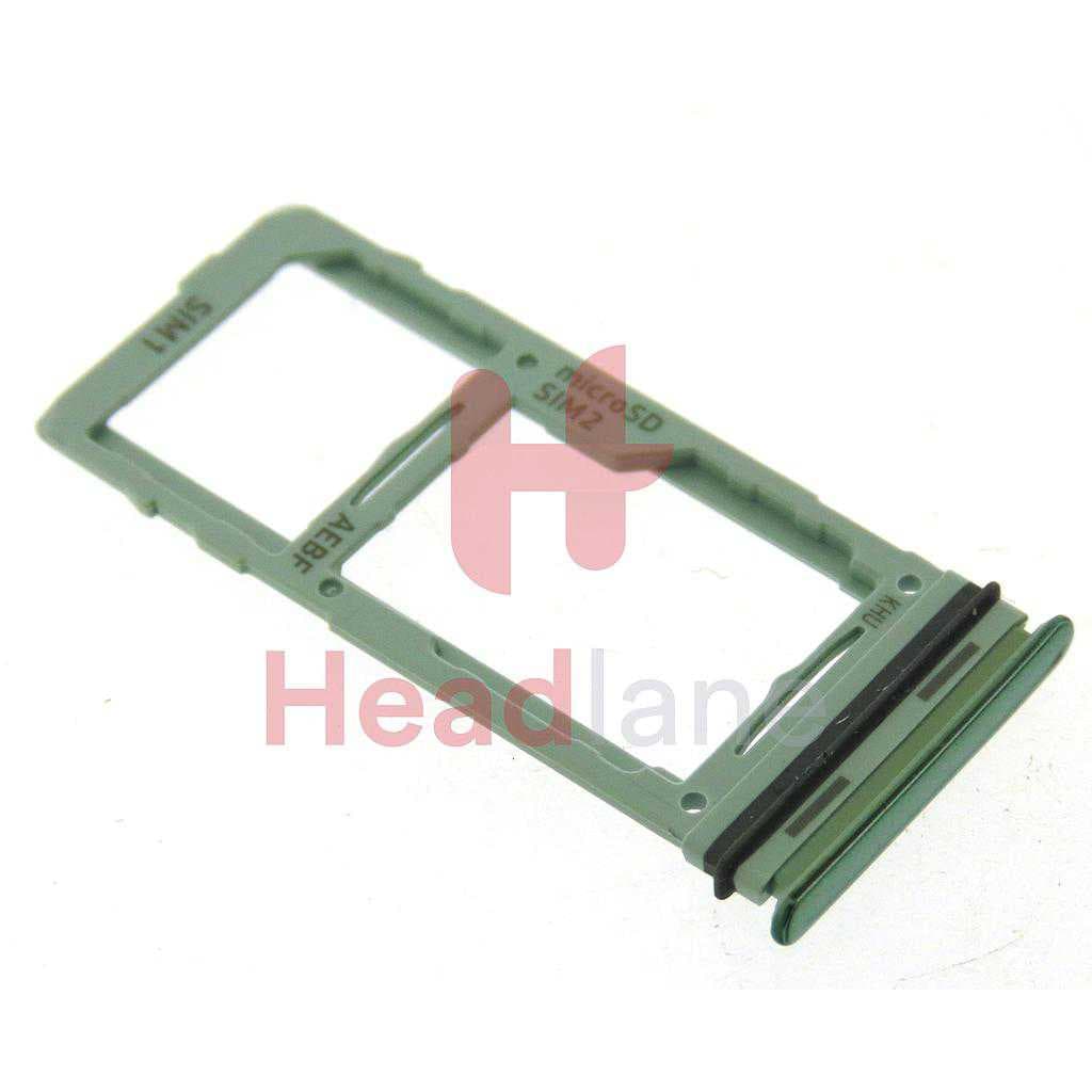 Samsung SM-A525 A526 A725 A528 Galaxy A52 4G A52 5G A72 4G A52s SIM Card Tray - Green (Dual SIM) - GH98-46290F - Samsung Replacement Part