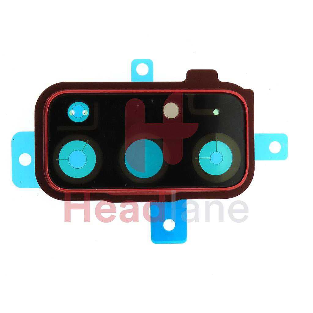 Samsung SM-G780 G781 Galaxy S20 FE 4G/5G Camera Frame / Decoration - Cloud Red - GH98-46057E - Samsung Replacement Part