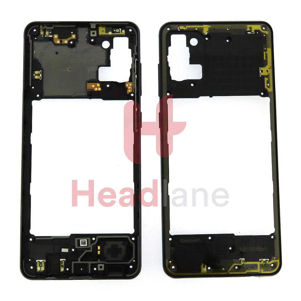Samsung SM-A315 Galaxy A31 Middle Cover / Chassis - Black - GH98-45428A - Samsung Replacement Part