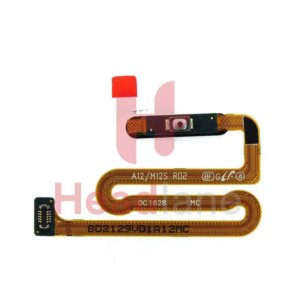 Samsung SM-A125 Galaxy A12 Fingerprint Reader / Sensor + Flex - Black - GH96-14087A - Samsung Replacement Part