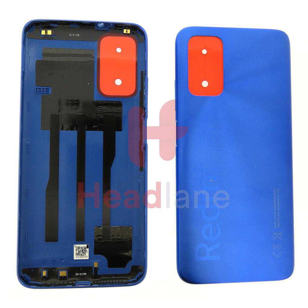 Xiaomi Redmi 9T Back / Battery Cover - Blue - 55050000RX9X - Xiaomi Replacement Part