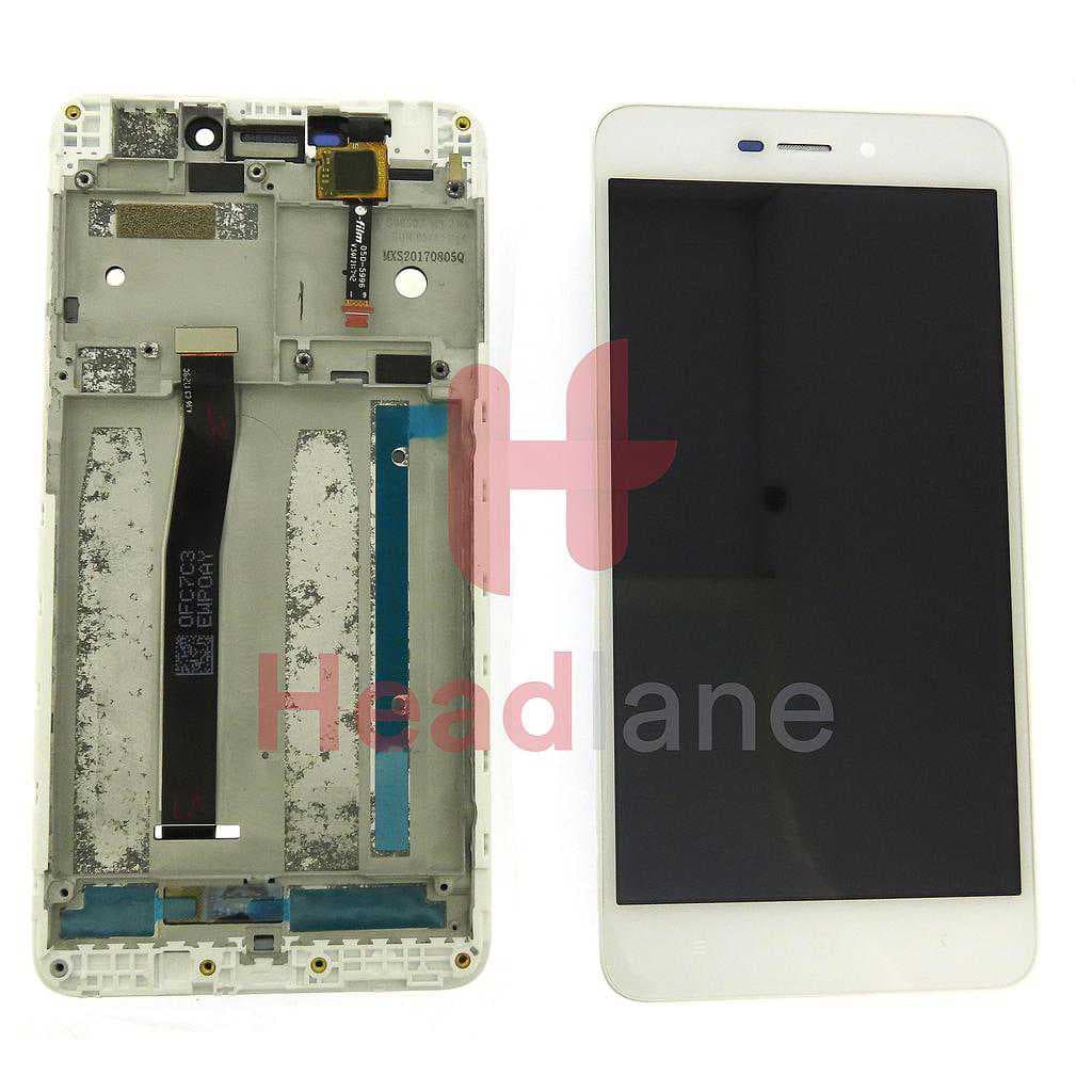 Xiaomi Redmi 4A LCD Display / Screen + Touch - White - 480064400003 - Xiaomi Replacement Part
