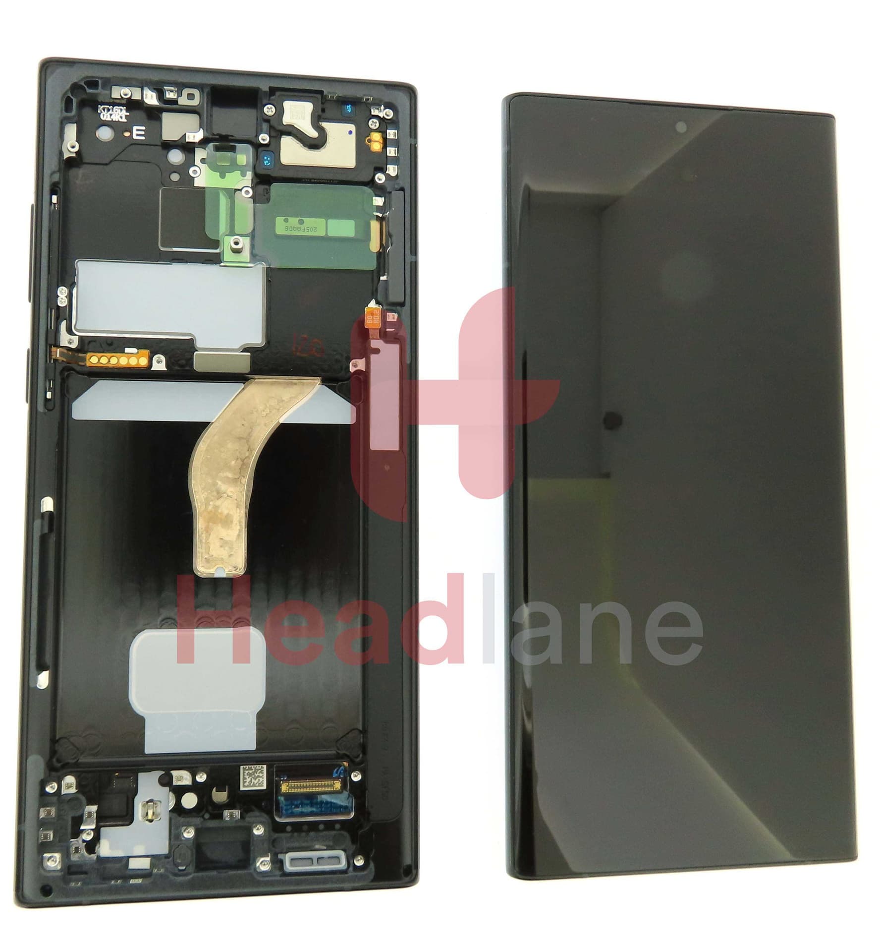 Samsung SM-S908 Galaxy S22 Ultra LCD Display / Screen + Touch - Graphite / Sky Blue / Red - GH82-27489E - Samsung Replacement Part