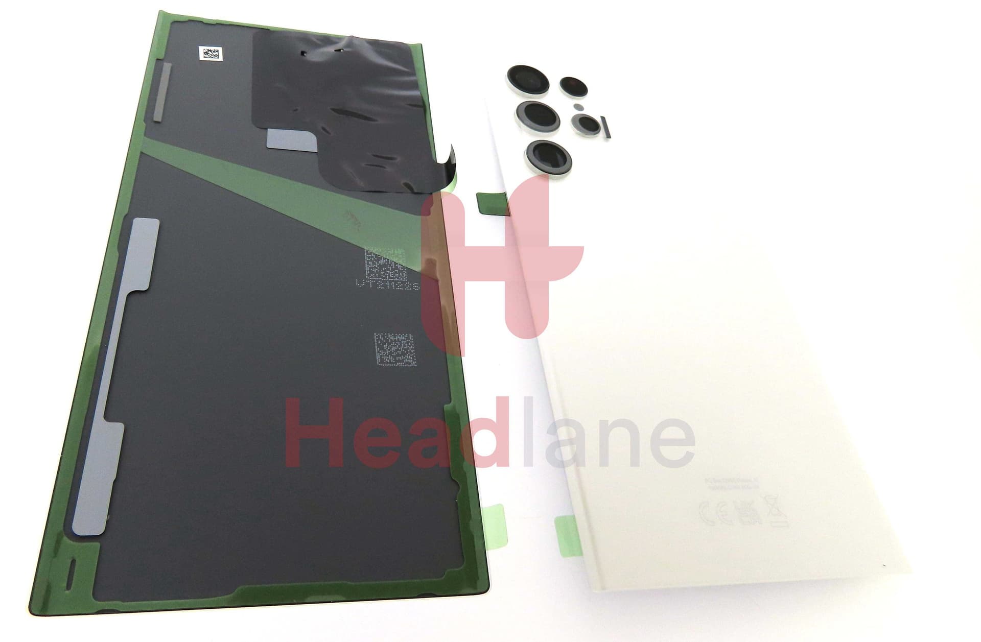 Samsung SM-S908 Galaxy S22 Ultra Back / Battery Cover - Phantom White - GH82-27457C - Samsung Replacement Part