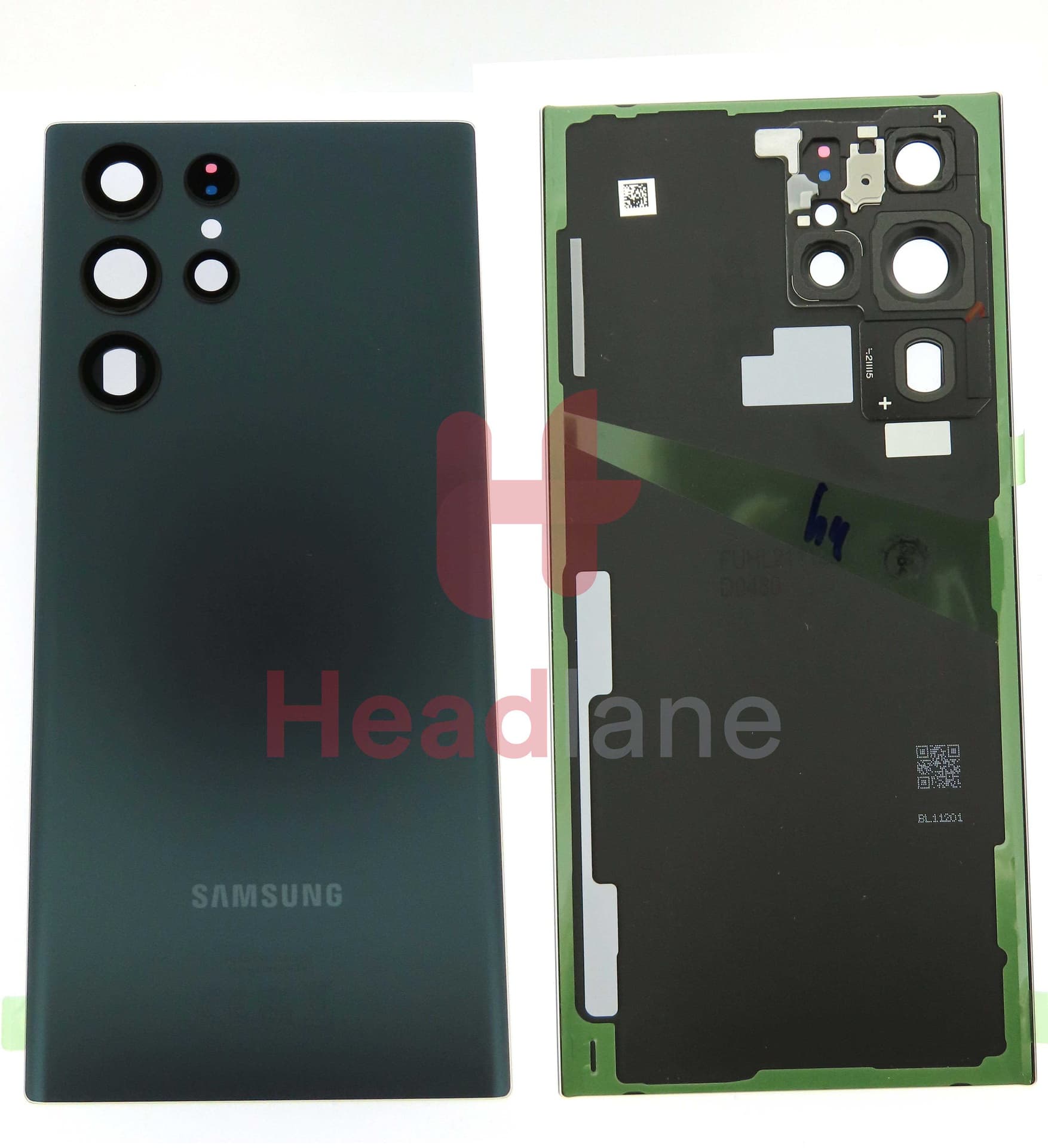 Samsung SM-S908 Galaxy S22 Ultra Back / Battery Cover - Green - GH82-27457D - Samsung Replacement Part
