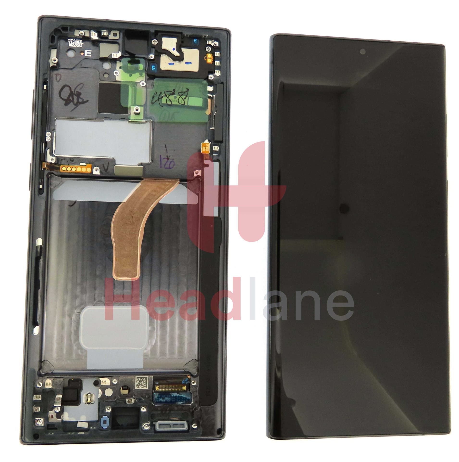 Samsung SM-S908 Galaxy S22 Ultra LCD Display / Screen + Touch - Phantom Black - GH82-27488A