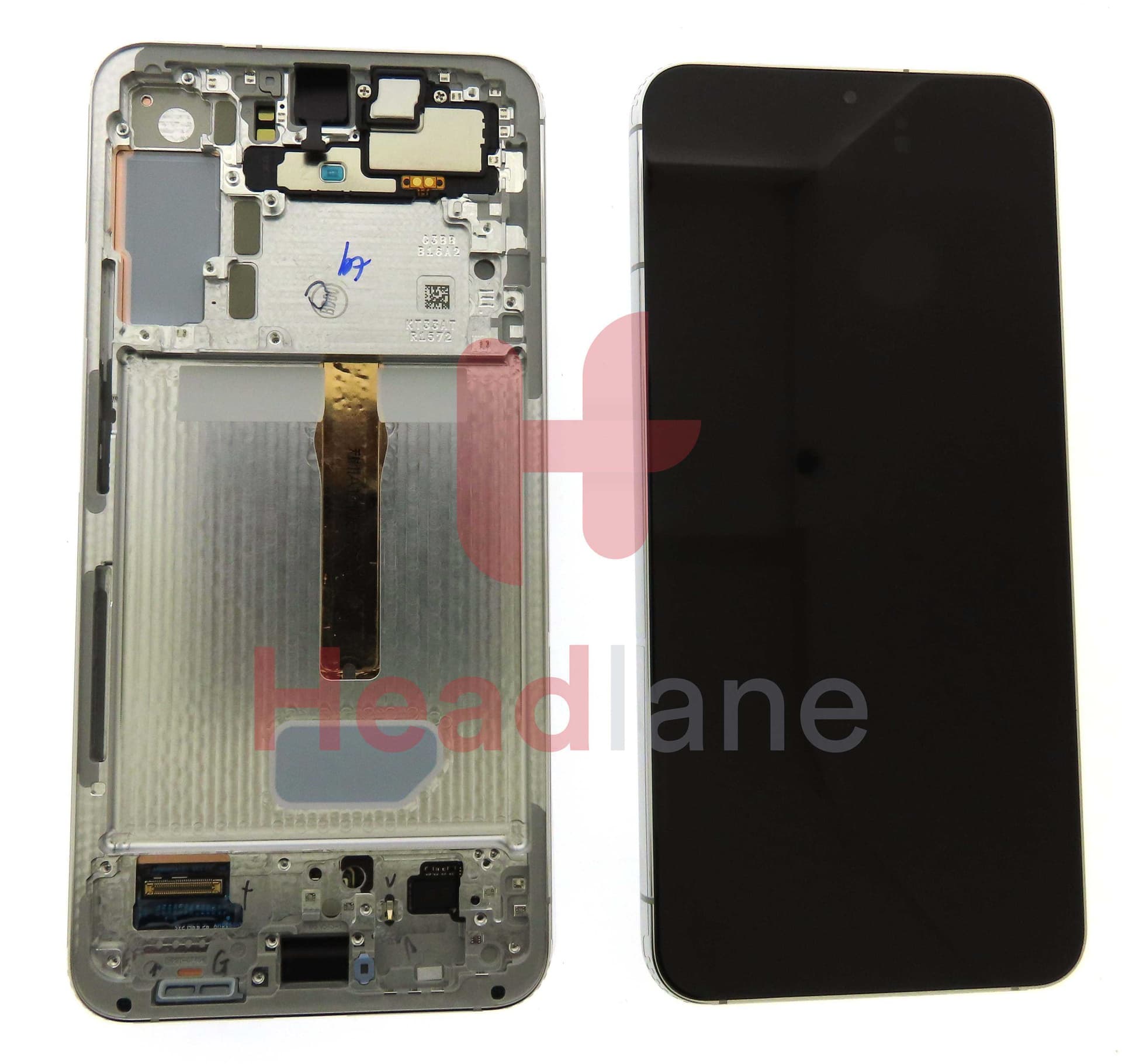 Samsung SM-S906 Galaxy S22+ / Plus LCD Display / Screen + Touch - Phantom White - GH82-27500B