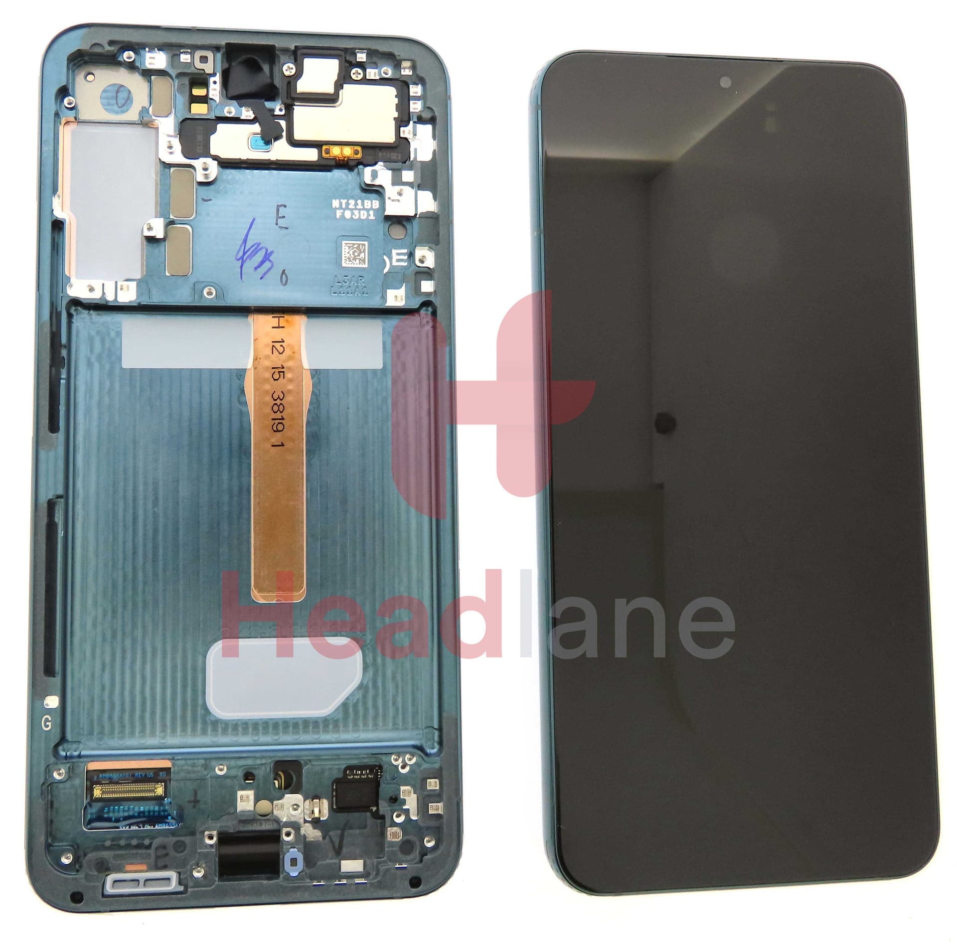 Samsung SM-S906 Galaxy S22+ / Plus LCD Display / Screen + Touch - Green - GH82-27501C - Samsung Replacement Part