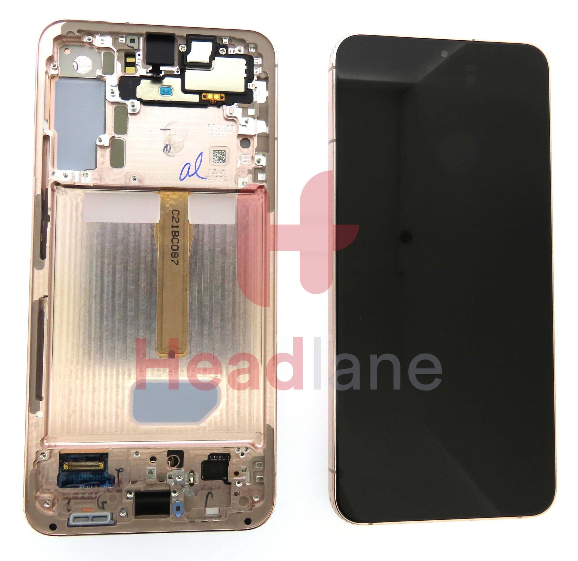 Samsung SM-S906 Galaxy S22+ / Plus LCD Display / Screen + Touch - Pink Gold - GH82-27500D