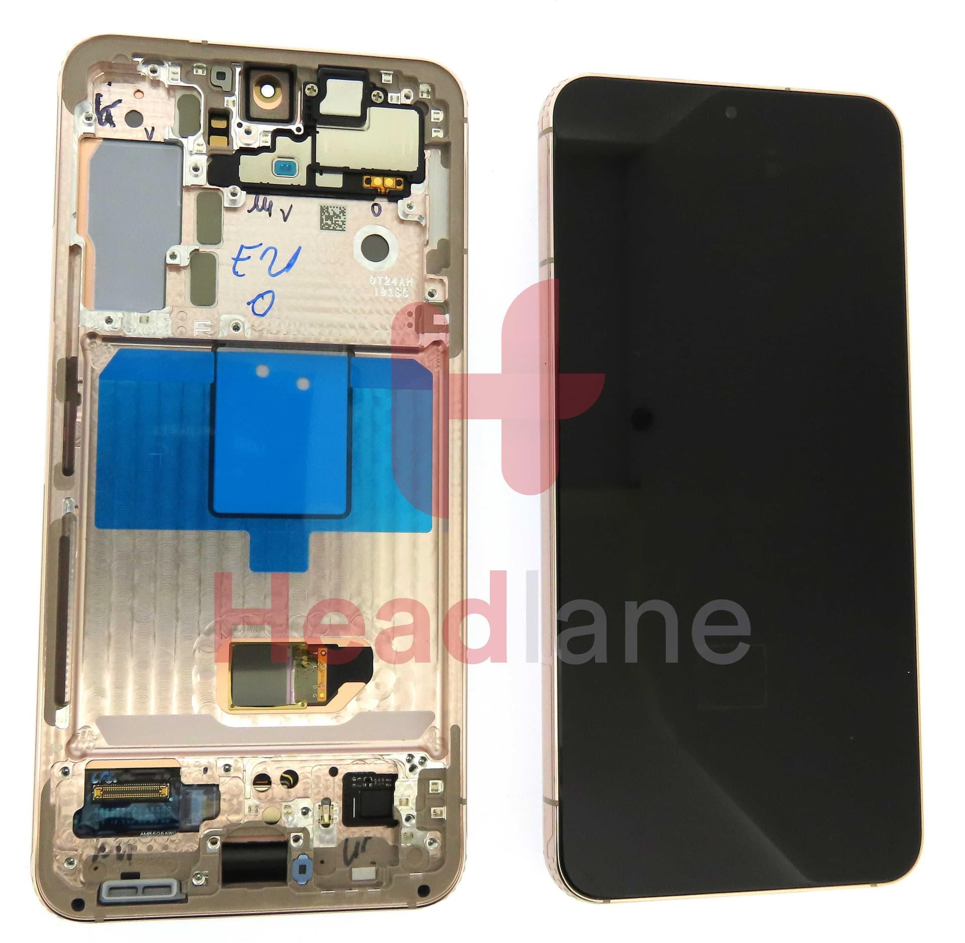 Samsung SM-S901 Galaxy S22 LCD Display / Screen + Touch - Pink Gold - GH82-27520D
