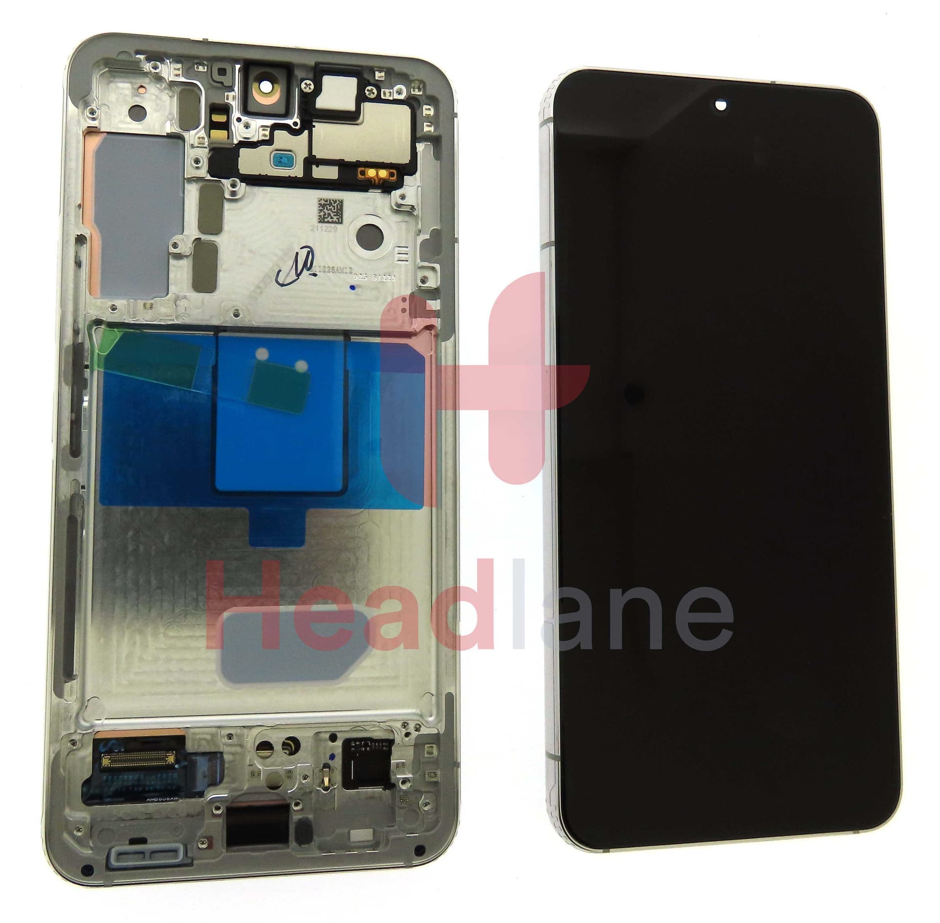 Samsung SM-S901 Galaxy S22 LCD Display / Screen + Touch - Phantom White - GH82-27520B - Samsung Replacement Part