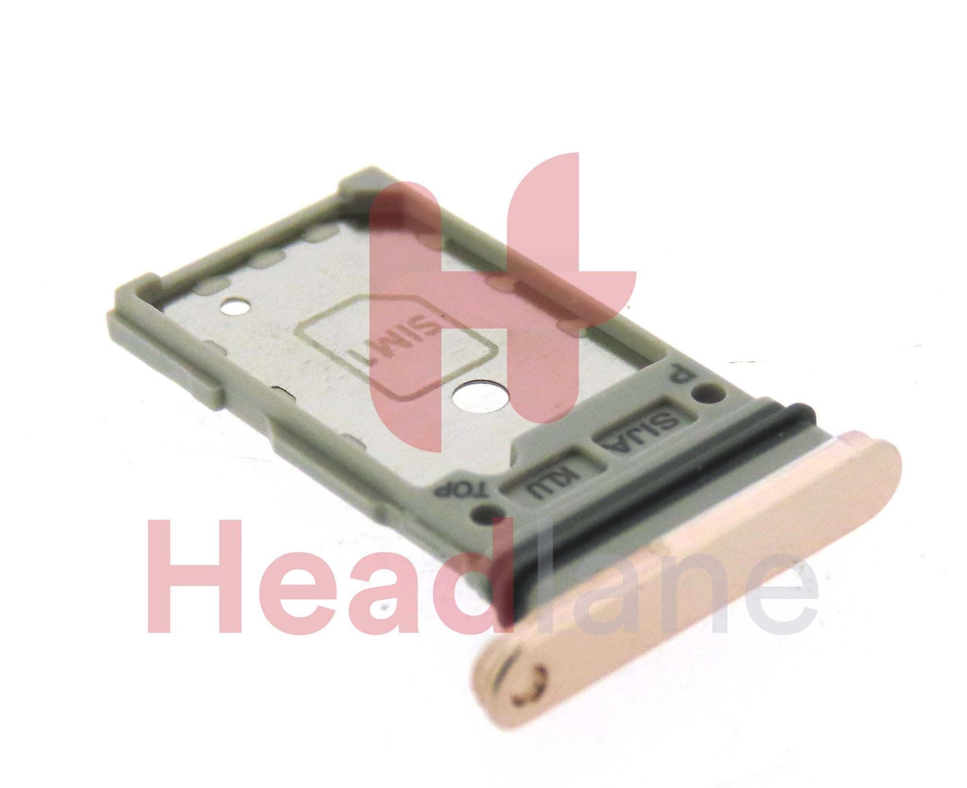 Samsung SM-S901 S906 Galaxy S22 / S22+ / Plus SIM Card Tray (Dual SIM) - Pink Gold - GH98-47086D - Samsung Replacement Part