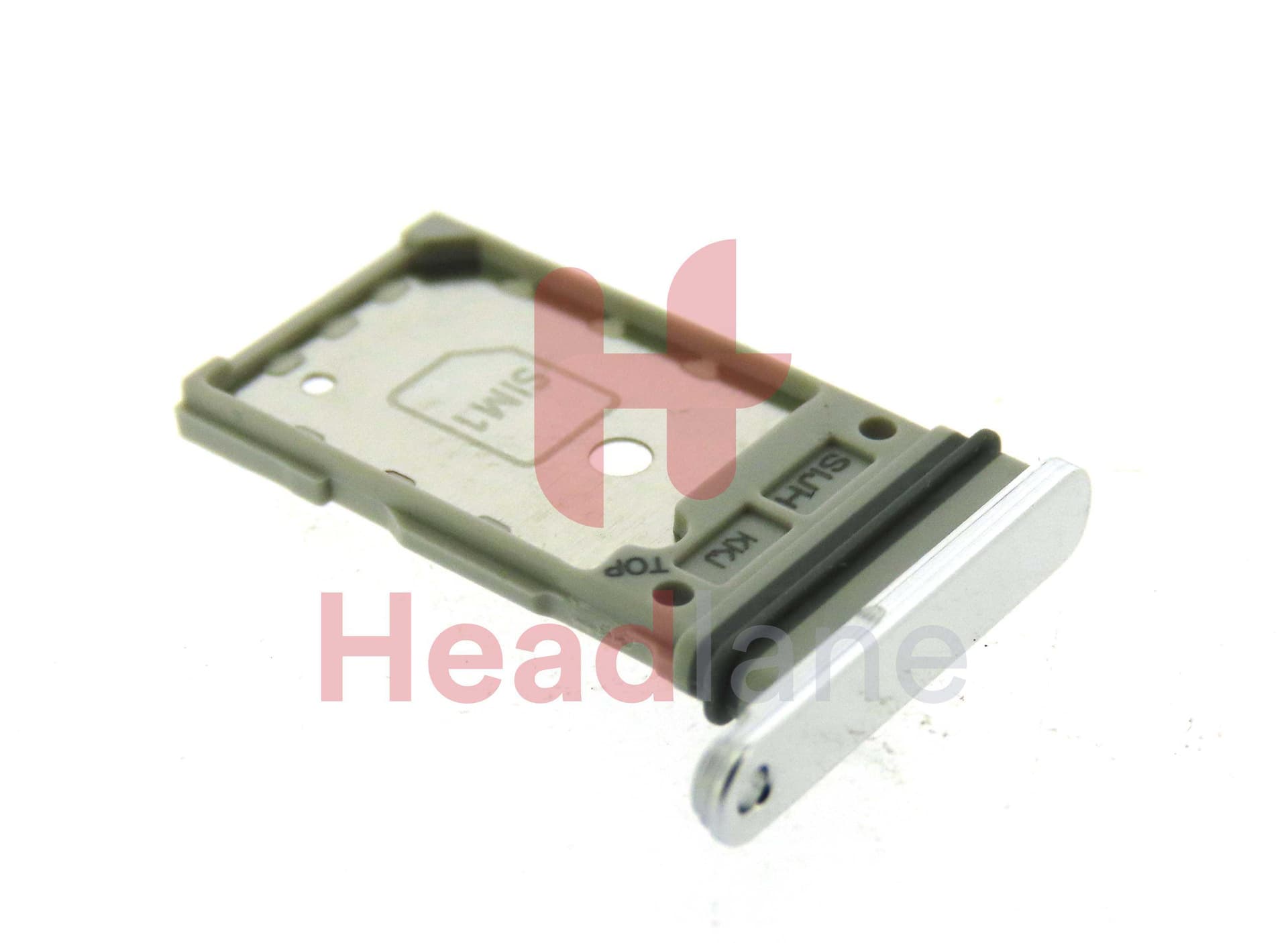 Samsung SM-S908 Galaxy S22 Ultra SIM Card Tray (Dual SIM) - Phantom White - GH98-47138C - Samsung Replacement Part