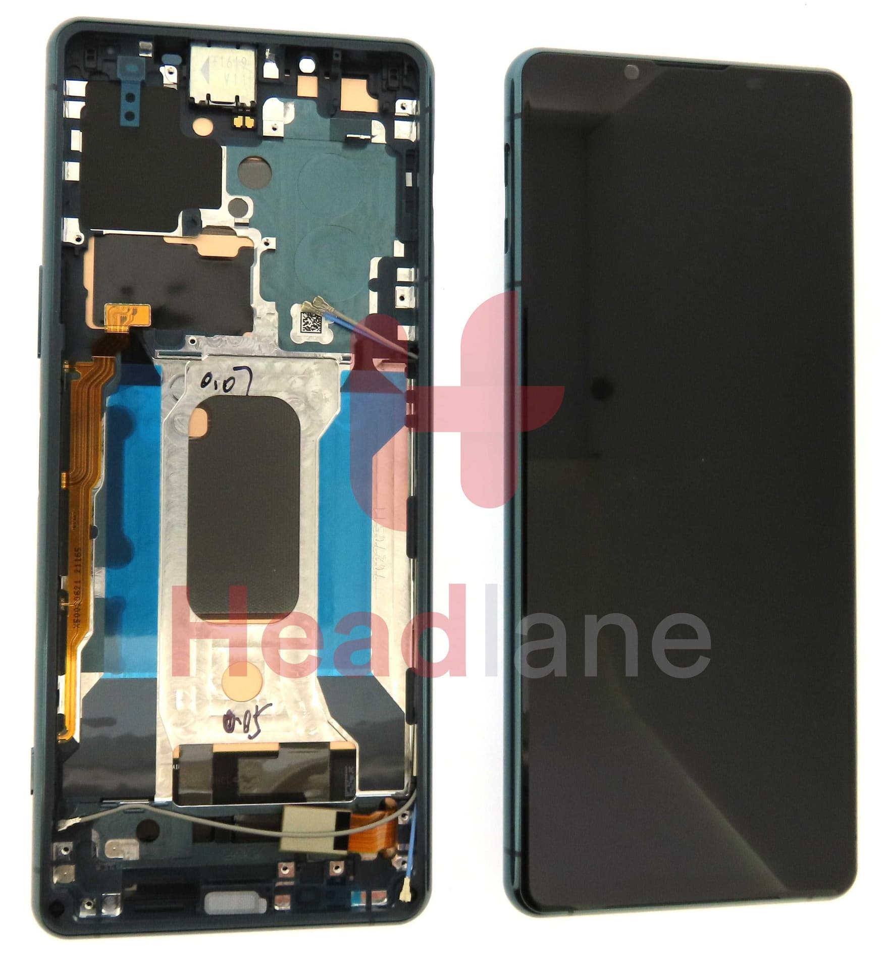 Sony XQ-BQ52 Xperia 5 III LCD Display / Screen + Touch - Green - A5033716A - Sony Replacement Part