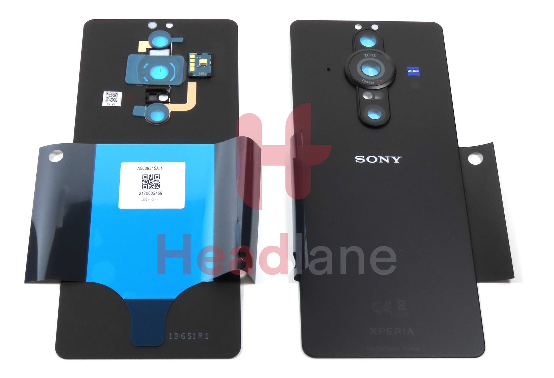 Sony XQ-BE52 Xperia PRO-I Back / Battery Cover - Black - A5039315B - Sony Replacement Part