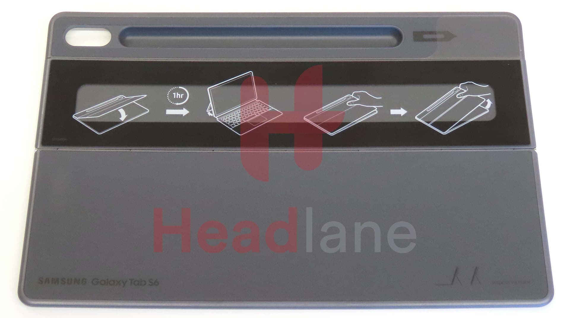 Samsung SM-T860 T865 Galaxy Tab S6 Stand Cover - GH96-12989A - Samsung Replacement Part