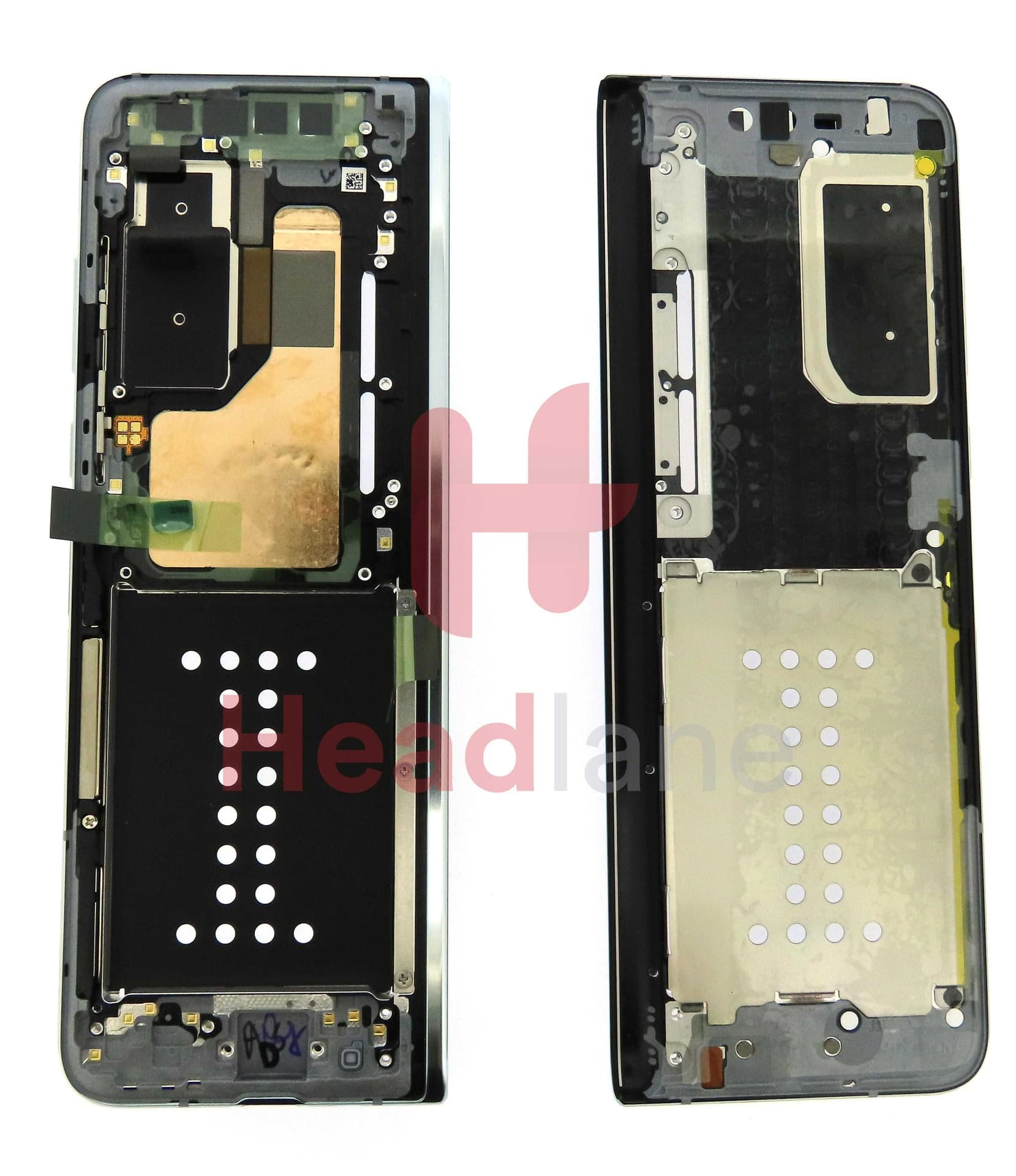 Samsung SM-F907 Galaxy Fold 5G Front Cover / Frame - Silver - GH96-12932A - Samsung Replacement Part