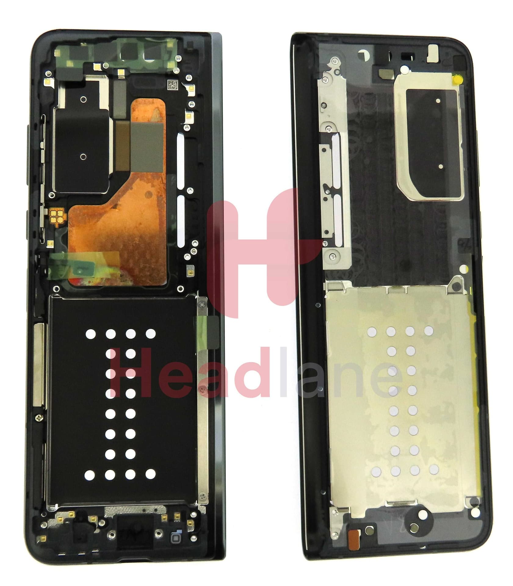 Samsung SM-F907 Galaxy Fold 5G Front Cover / Frame - Black - GH96-12932B - Samsung Replacement Part