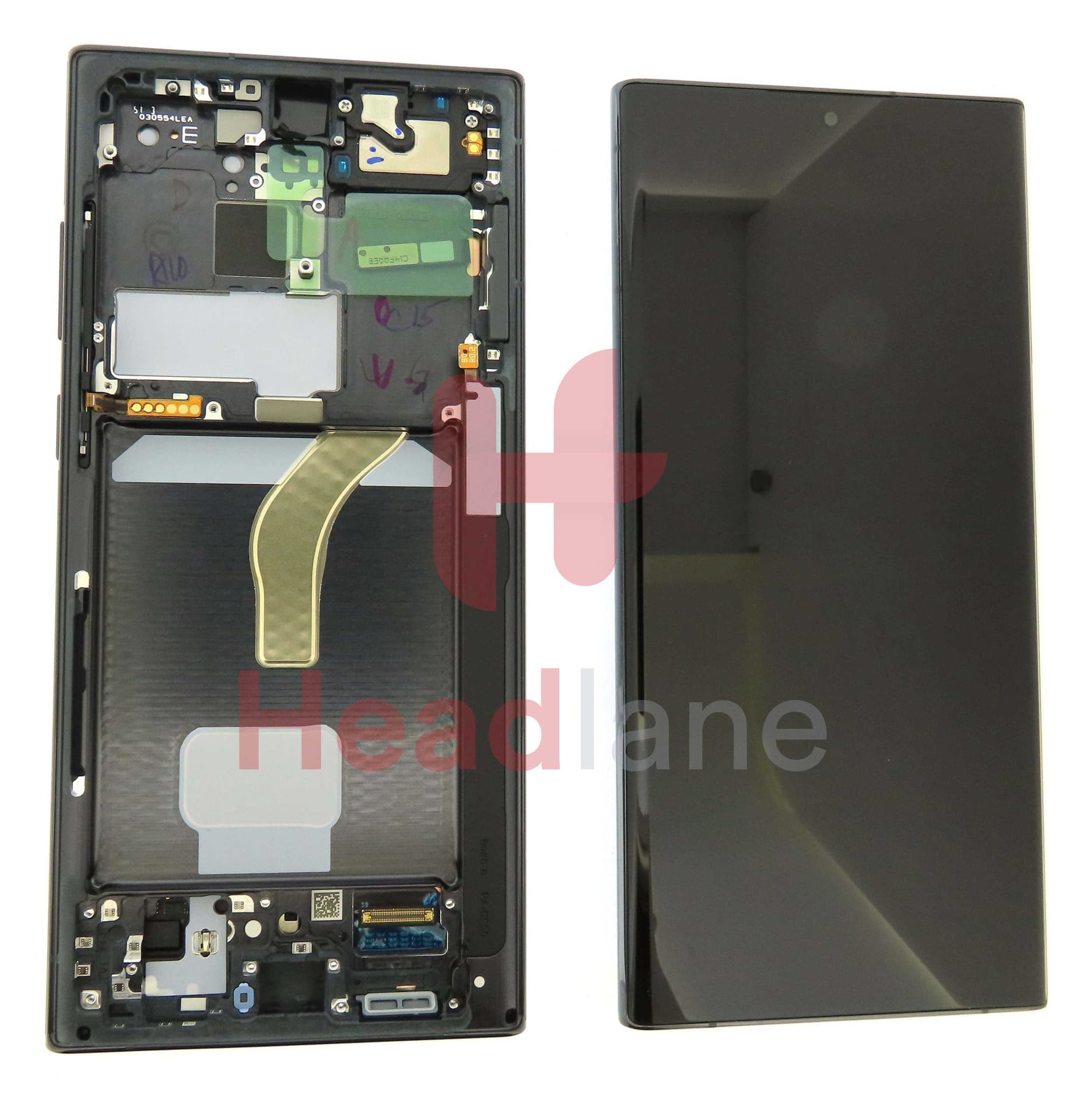 Samsung SM-S908 Galaxy S22 Ultra LCD Display / Screen + Touch - Phantom Black - GH82-27488A - Samsung Replacement Part