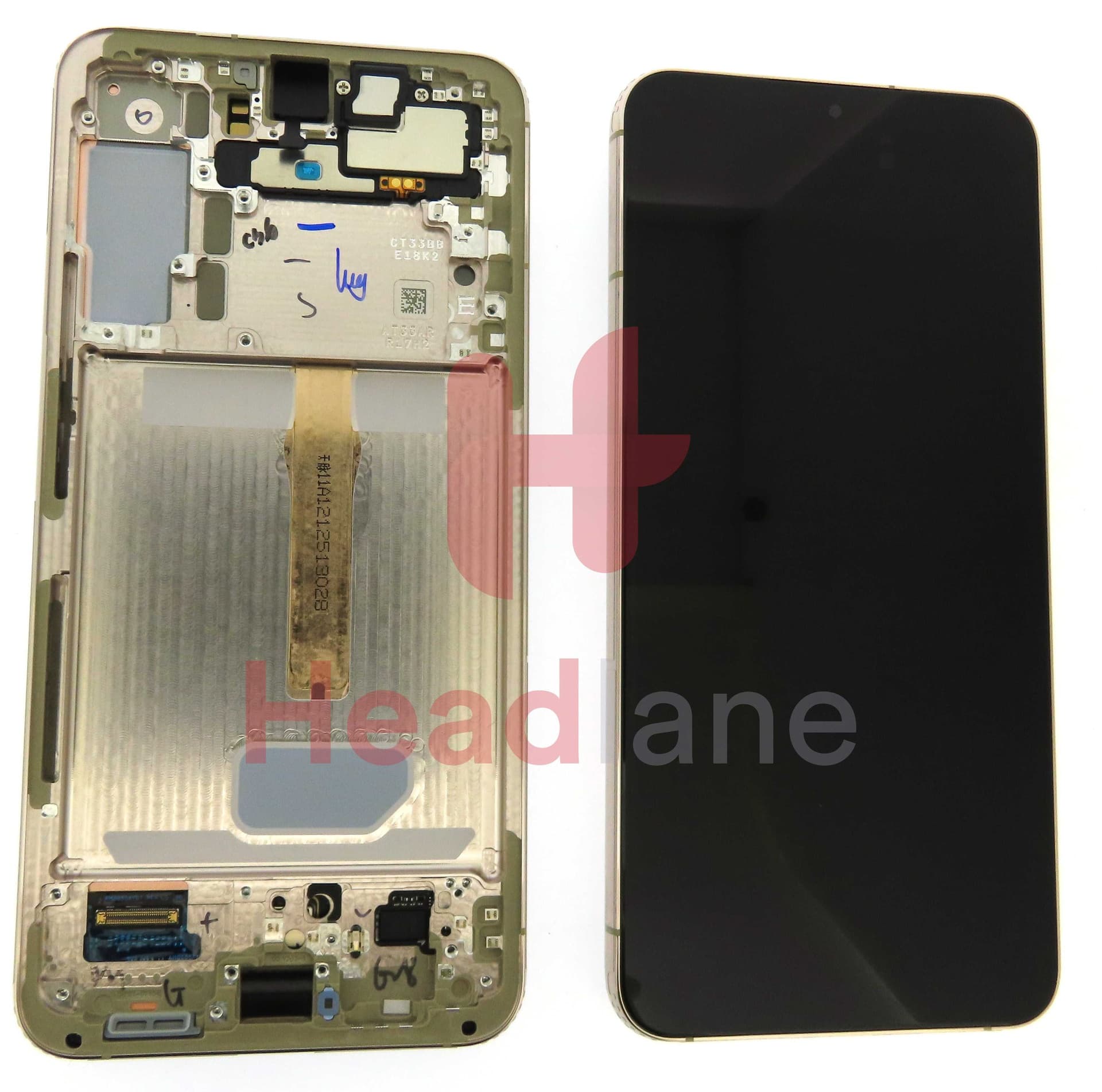 Samsung SM-S906 Galaxy S22+ / Plus LCD Display / Screen + Touch - Violet - GH82-27501F - Samsung Replacement Part