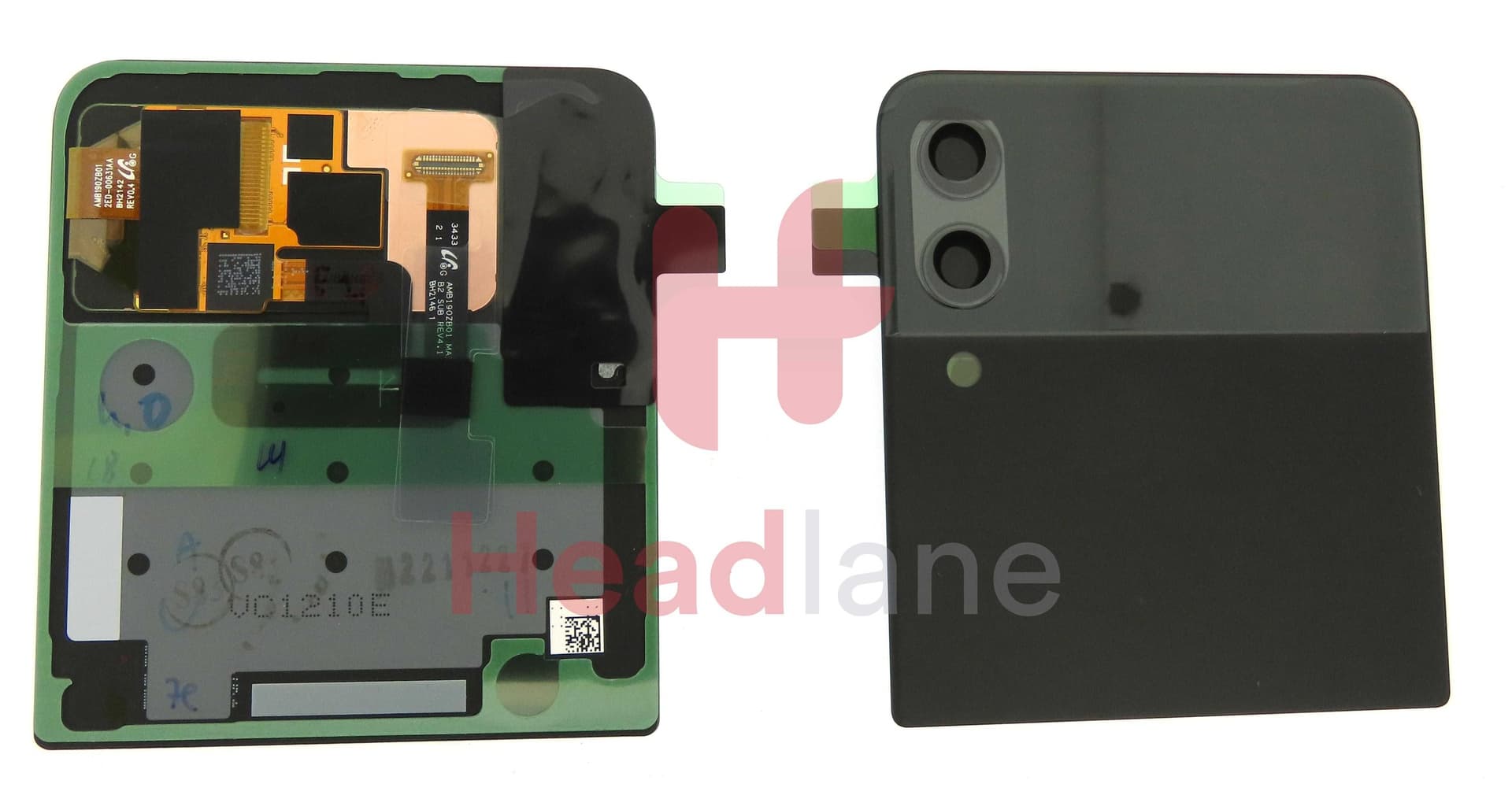 Samsung SM-F711 Galaxy Z Flip3 5G Outer LCD Display / Screen - Bespoke Black - GH97-27031A - Samsung Replacement Part