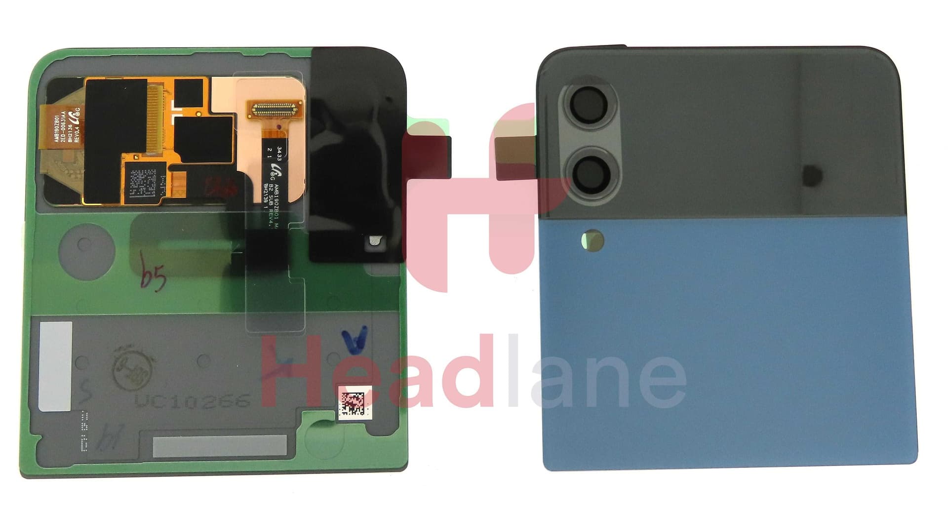 Samsung SM-F711 Galaxy Z Flip3 5G Outer LCD Display / Screen - Bespoke Blue - GH97-27031B - Samsung Replacement Part