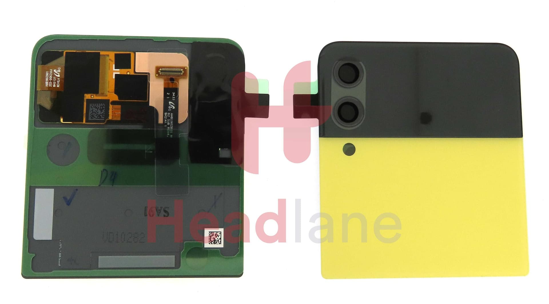 Samsung SM-F711 Galaxy Z Flip3 5G Outer LCD Display / Screen - Bespoke Yellow - GH97-27031E - Samsung Replacement Part