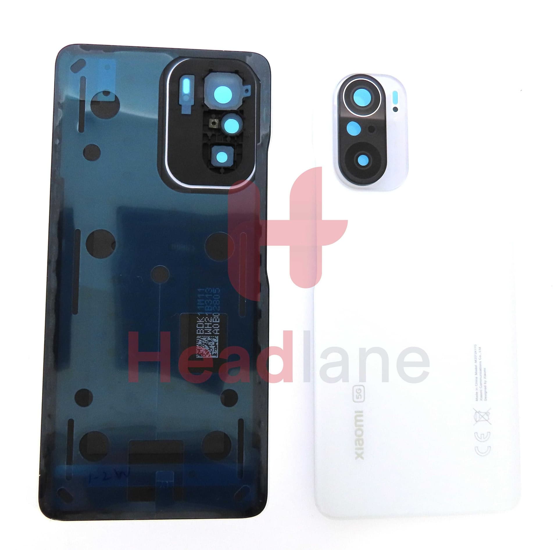 Xiaomi Mi 11i Back / Battery Cover - White - 56000N0K1100 - Xiaomi Replacement Part