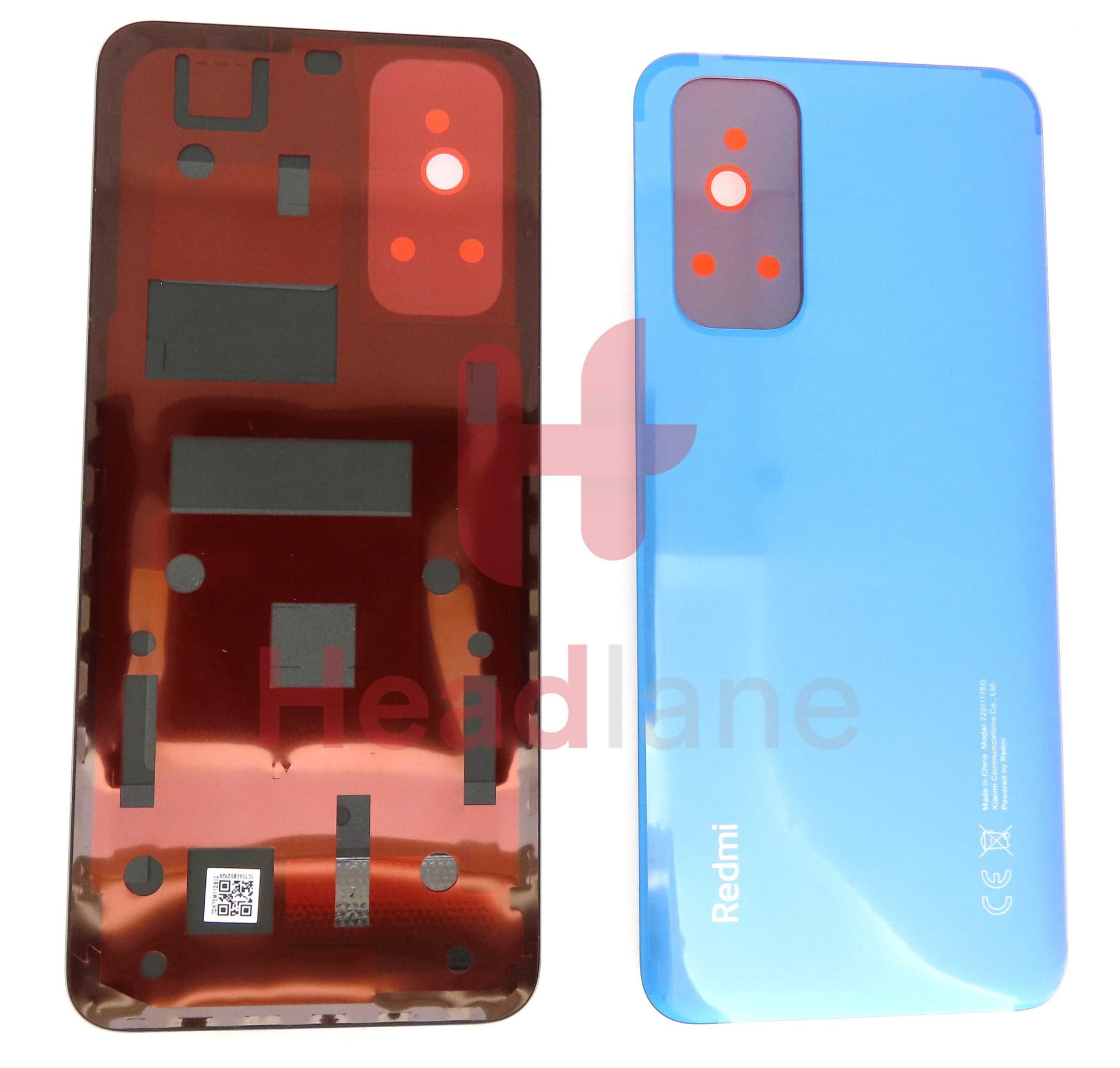 Xiaomi Redmi Note 11S Back / Battery Cover - Blue - 55050001UU9T - Xiaomi Replacement Part