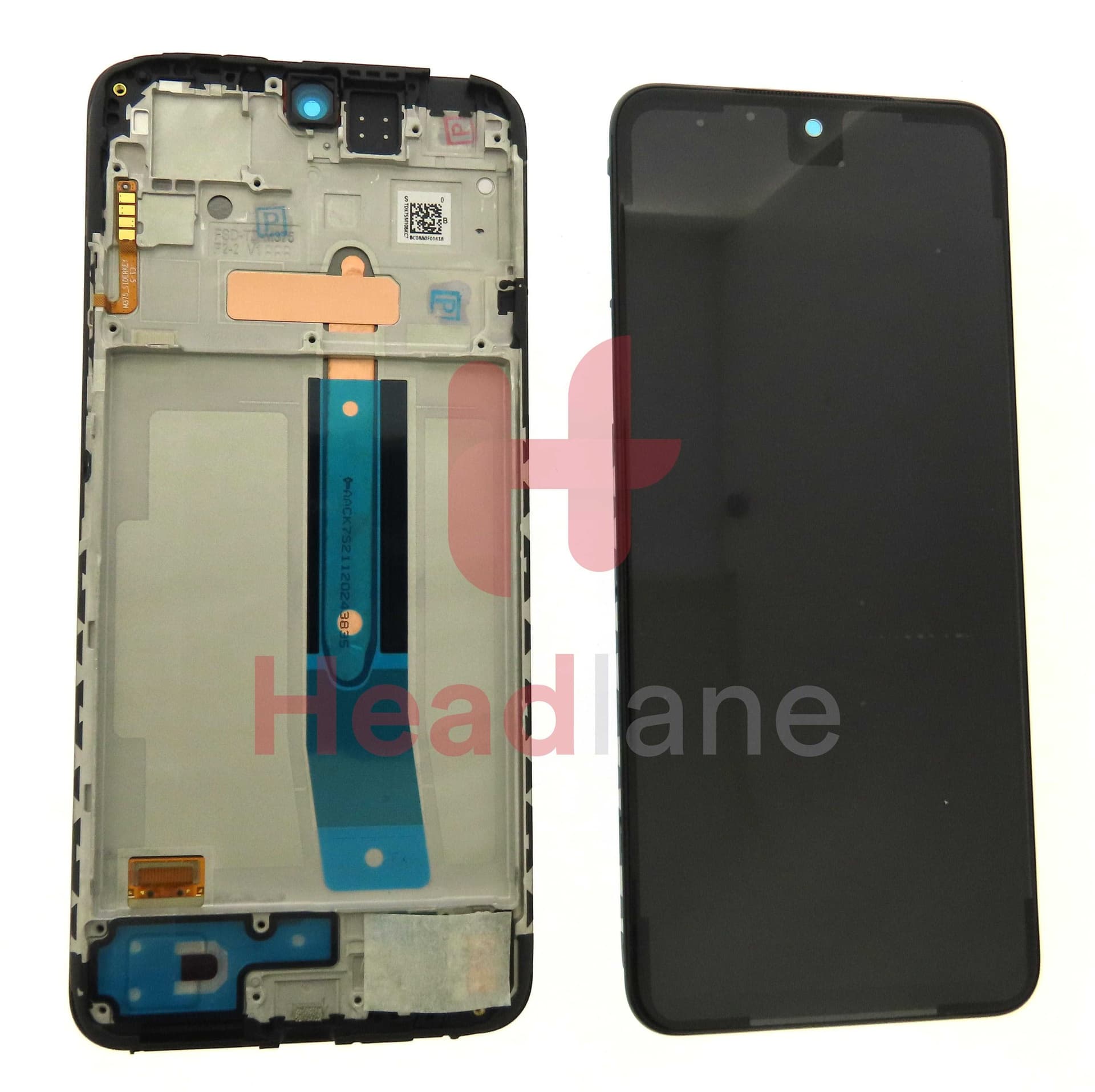 Xiaomi Redmi Note 11S LCD Display / Screen + Touch - Black - 5600010K7S00 - Xiaomi Replacement Part