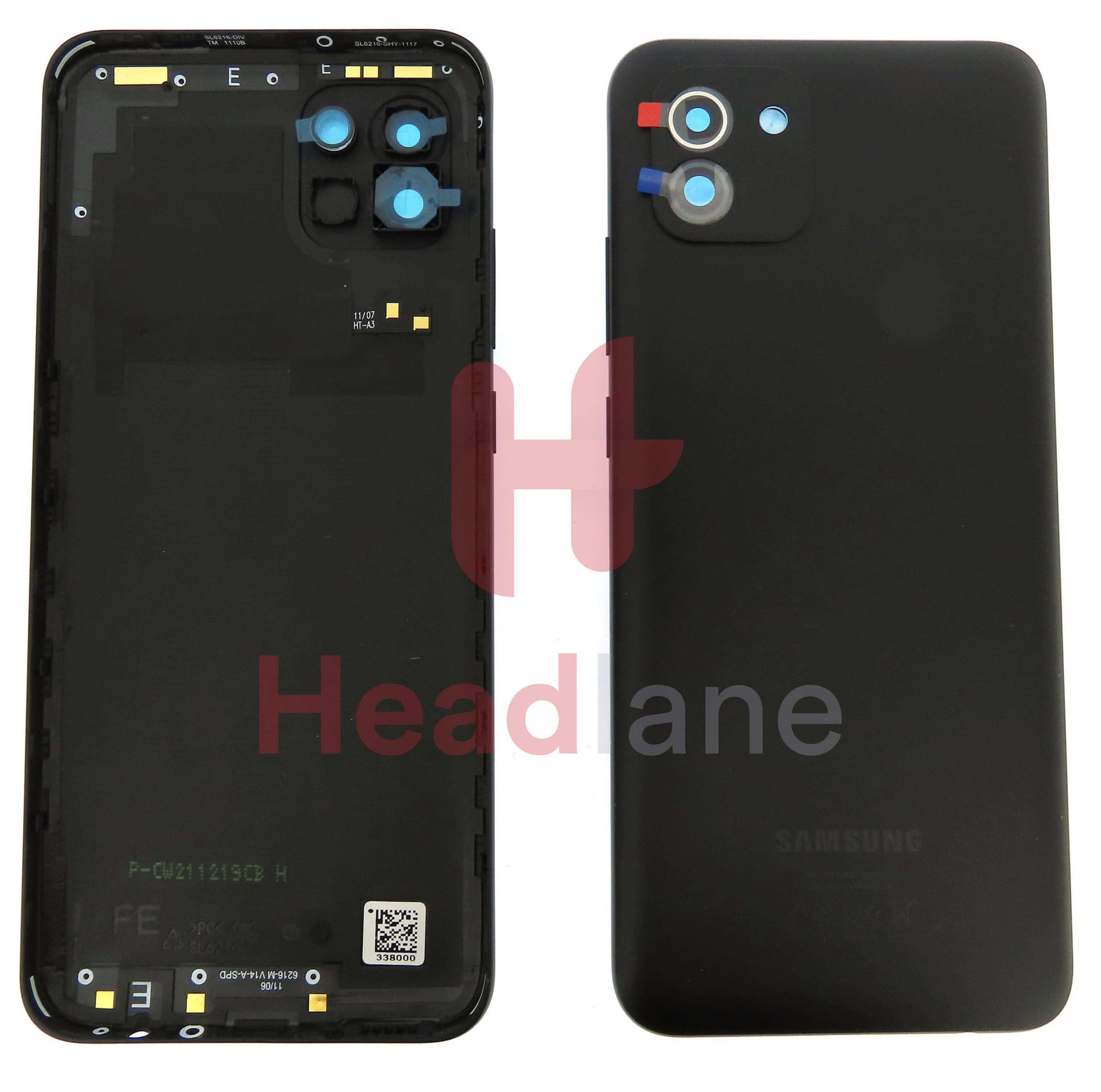 Samsung SM-A035 Galaxy A03 Back / Battery Cover - Black - GH81-21661A - Samsung Replacement Part