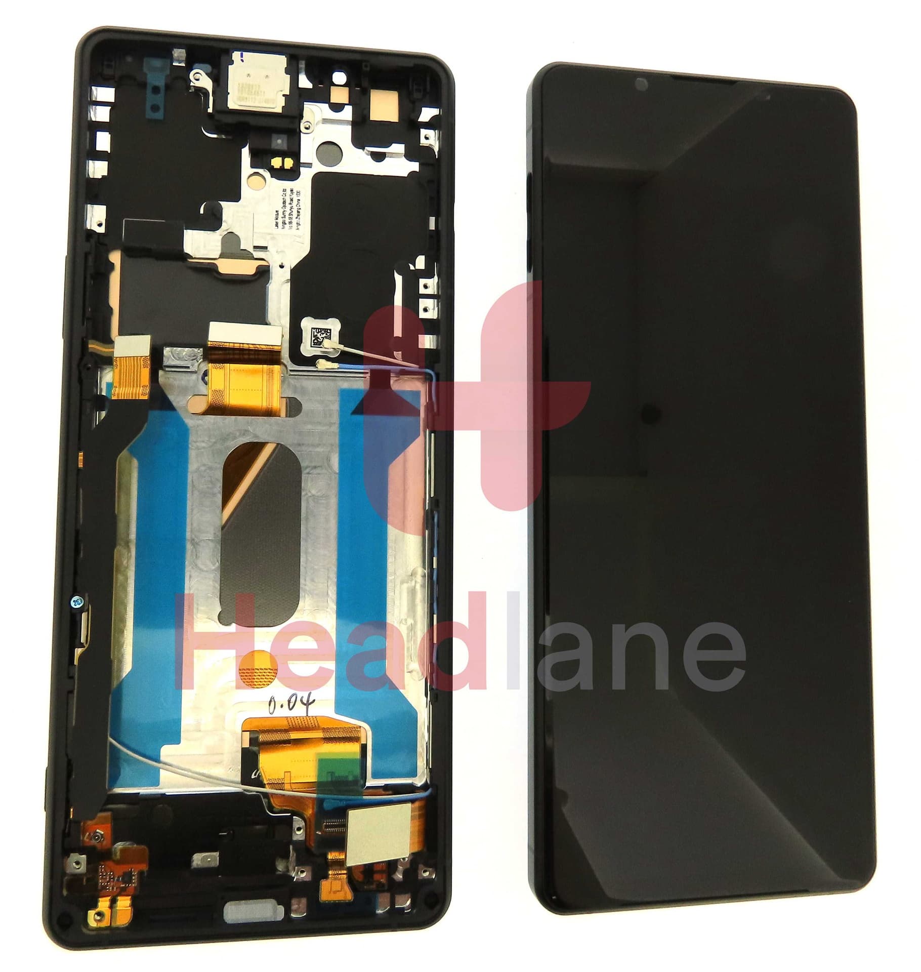 Sony XQ-BC52 XQ-BC62 Xperia 1 III LCD Display / Screen + Touch - Black - A5032173A - Sony Replacement Part