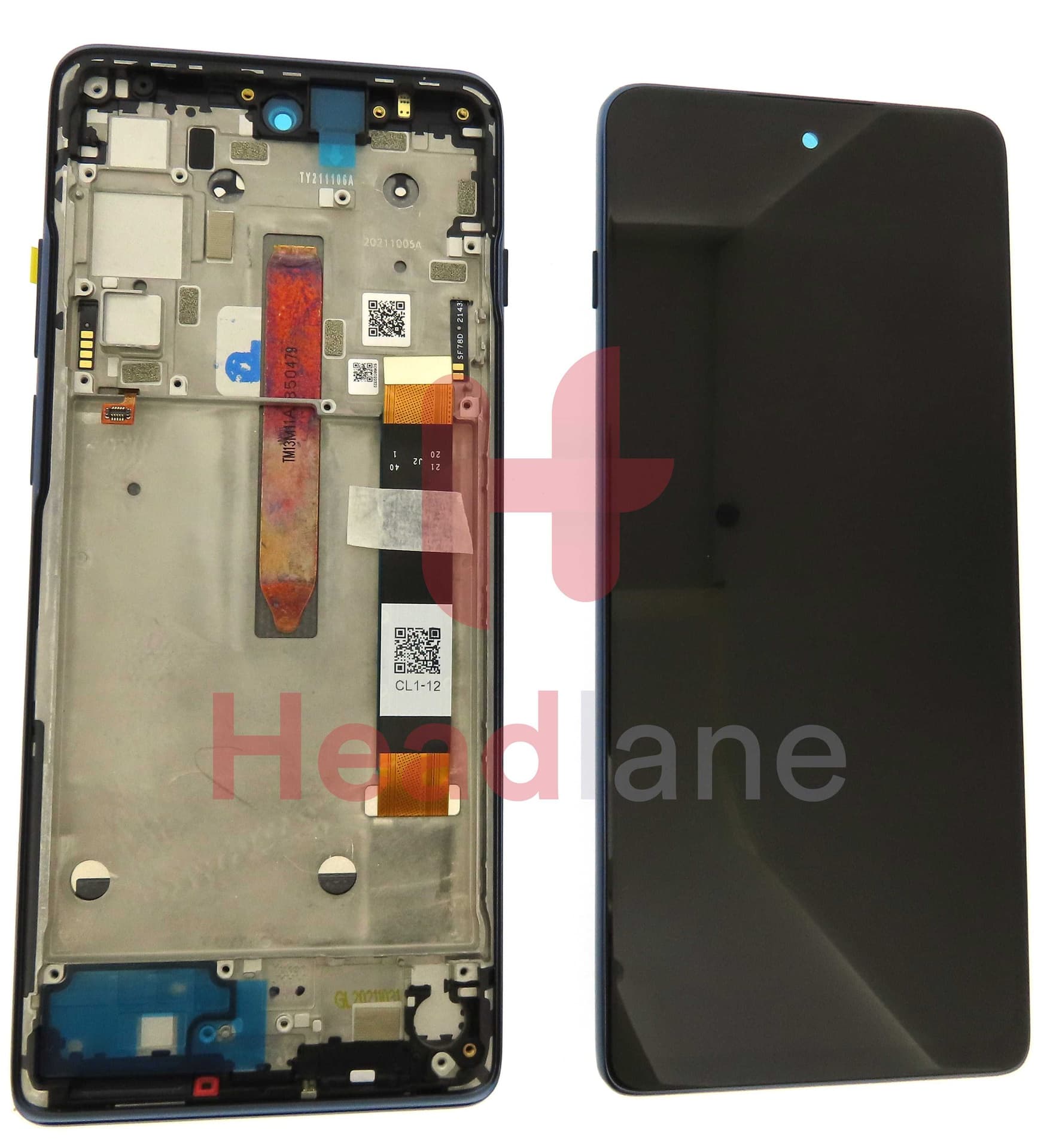 Motorola XT2175 Moto G200 5G LCD Display / Screen + Touch - Blue - 5D68C20078 - Lenovo / Motorola Replacement Part