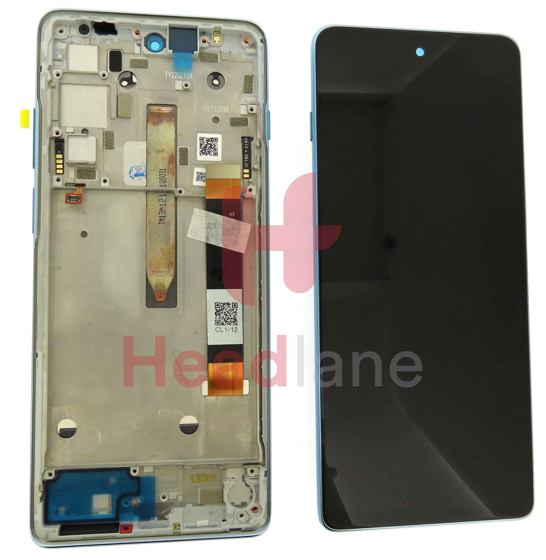 Motorola XT2175 Moto G200 5G LCD Display / Screen + Touch - Green - 5D68C20079