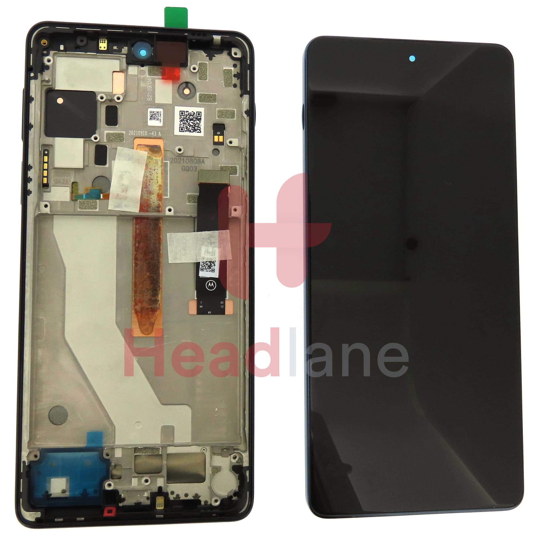 Motorola XT2153 Edge 20 Pro LCD Display / Screen + Touch - Blue - 5D68C19377 - Lenovo / Motorola Replacement Part