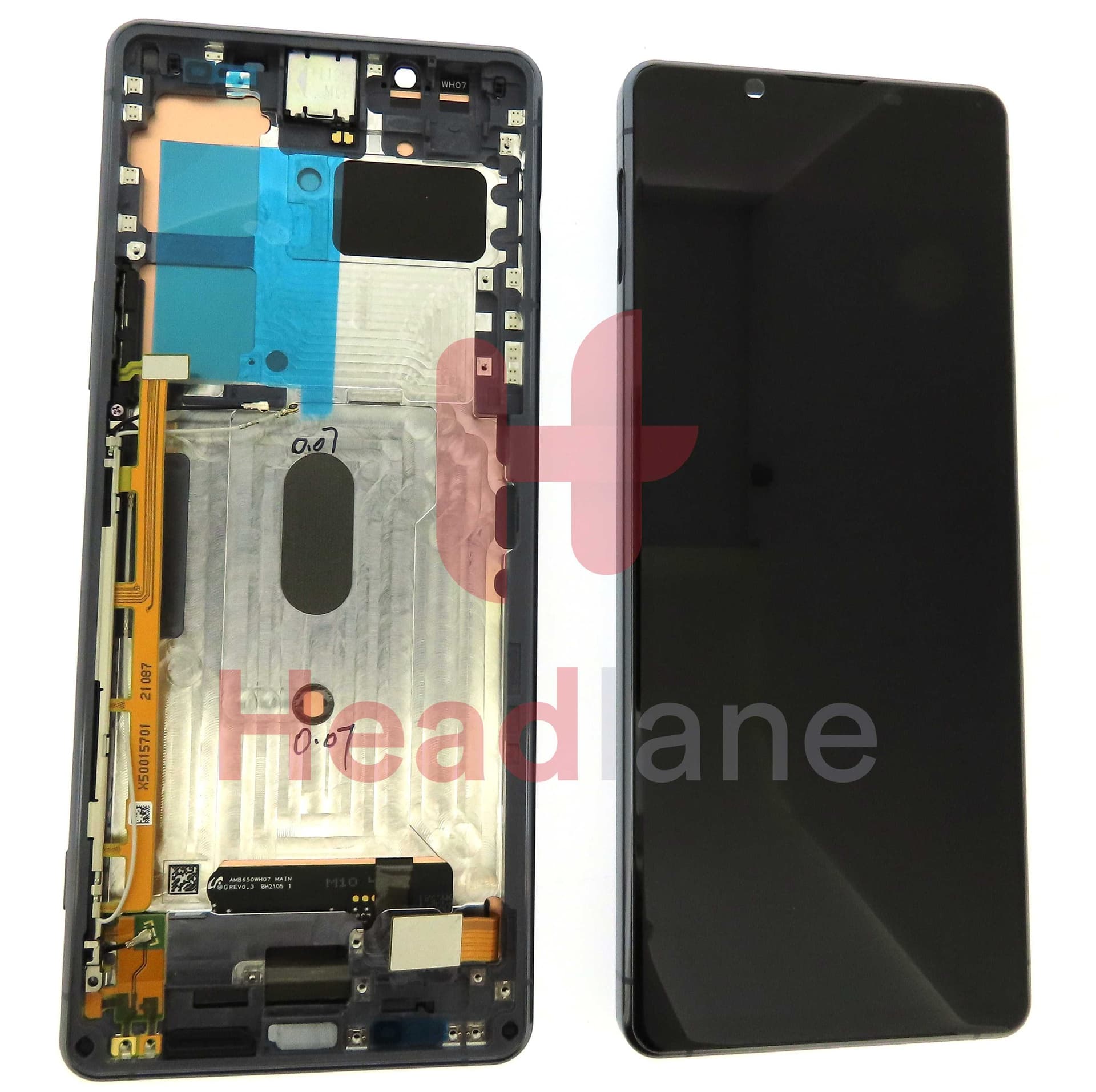 Sony XQ-AT51 XQ-AT52 Xperia 1 II LCD Display / Screen + Touch - Purple - A5019823A - Sony Replacement Part