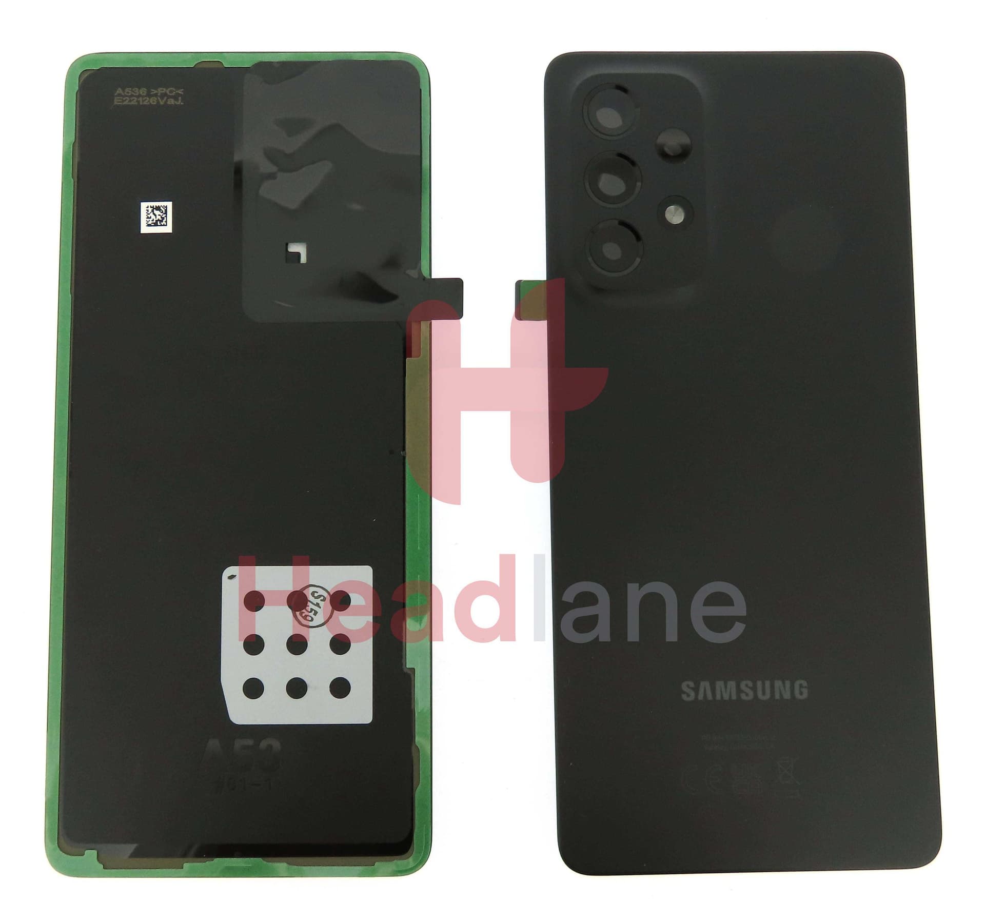 Samsung SM-A536 Galaxy A53 5G Back / Battery Cover - Black - GH82-28017A - Samsung Replacement Part
