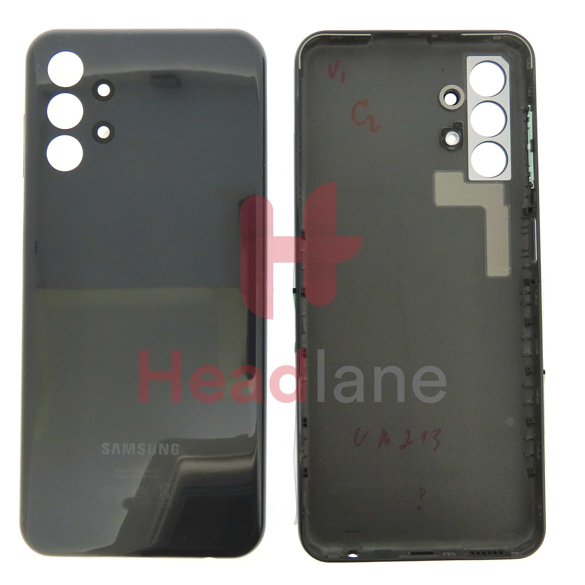 Samsung SM-A135 Galaxy A13 Back / Battery Cover - Black - GH82-28387A - Samsung Replacement Part