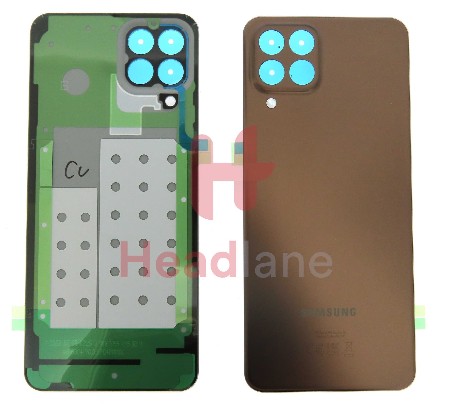 Samsung SM-M336 Galaxy M33 5G Back / Battery Cover - Brown - GH82-28444B - Samsung Replacement Part