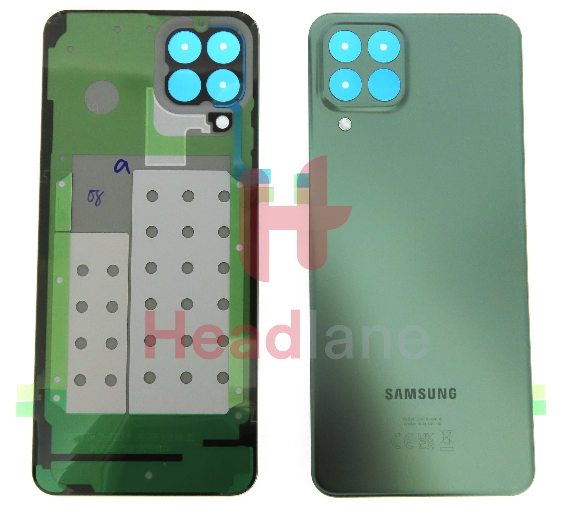 Samsung SM-M336 Galaxy M33 5G Back / Battery Cover - Green - GH82-28444C - Samsung Replacement Part