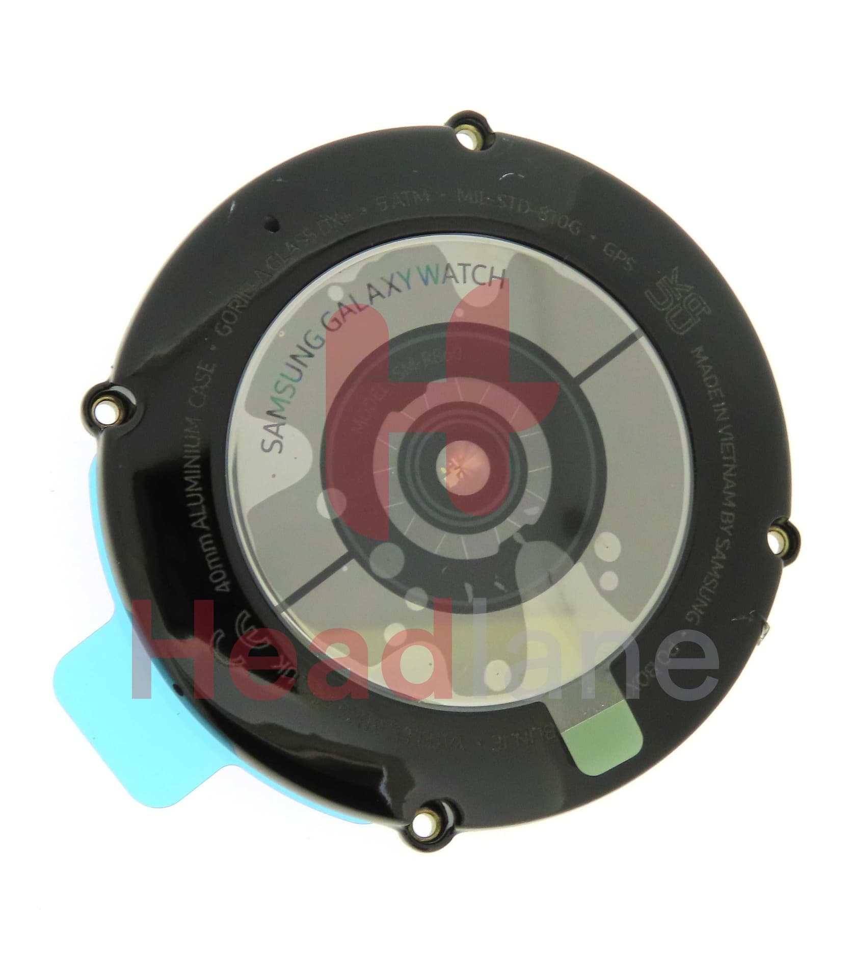 Samsung SM-R860 Galaxy Watch4 40mm BT Back / Battery Cover - Black - GH82-26160A - Samsung Replacement Part