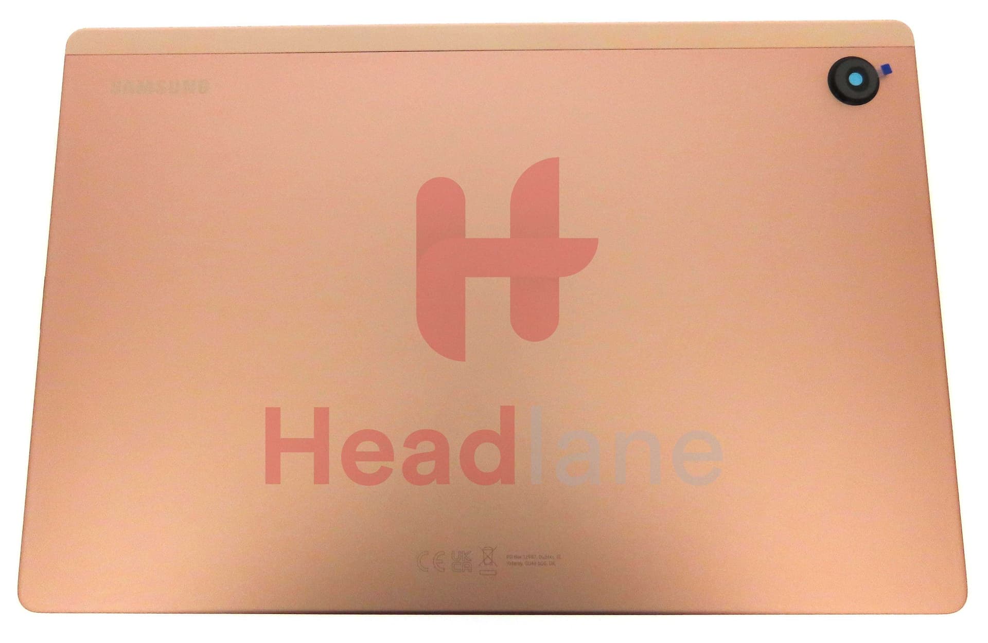 Samsung SM-X200 Galaxy Tab A8 (WiFi) Back / Battery Cover - Pink Gold (UKCA) - GH81-22189A - Samsung Replacement Part