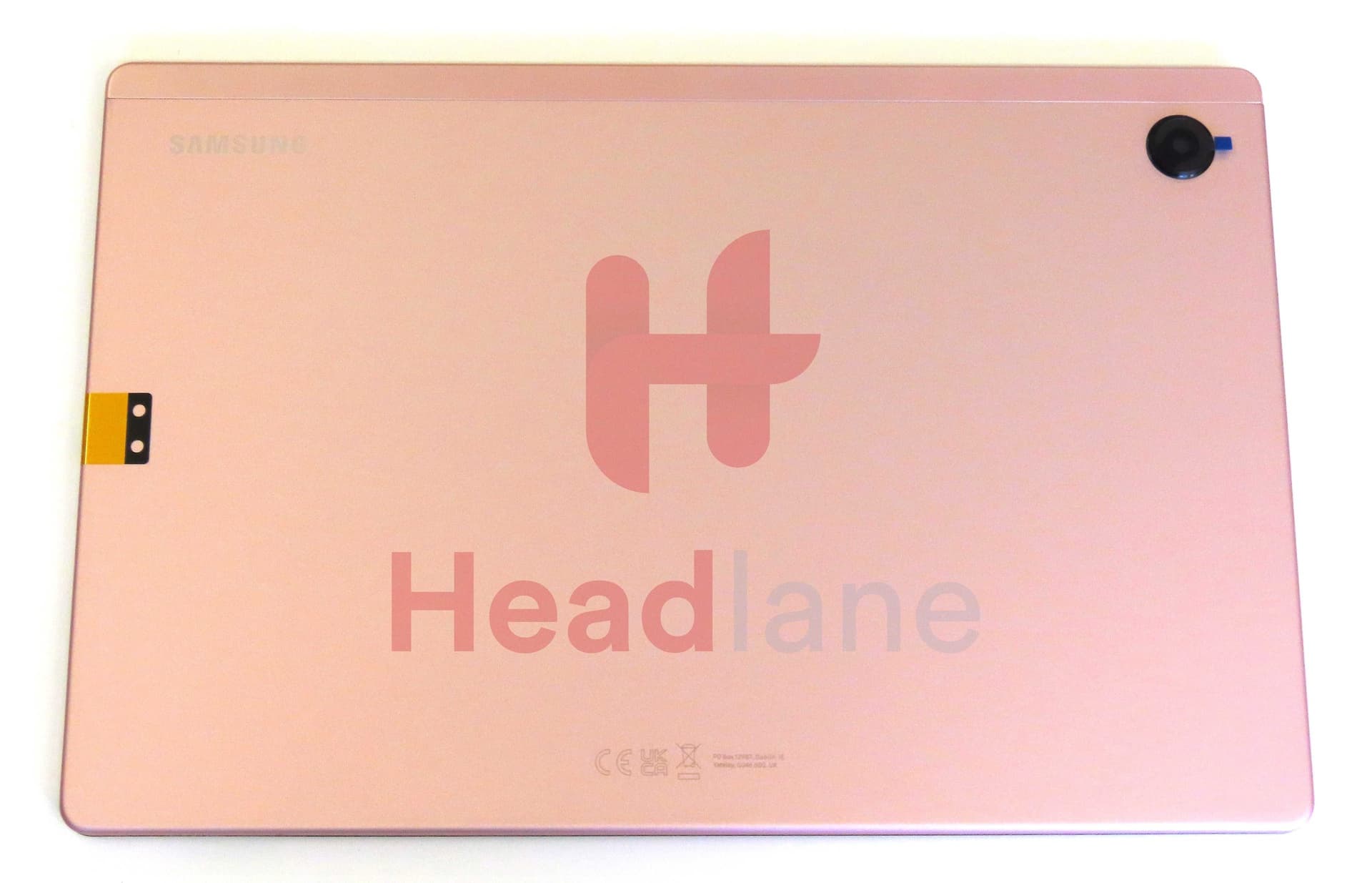 Samsung SM-X205 Galaxy Tab A8 (LTE) Back / Battery Cover - Pink Gold (UKCA) - GH81-22194A - Samsung Replacement Part