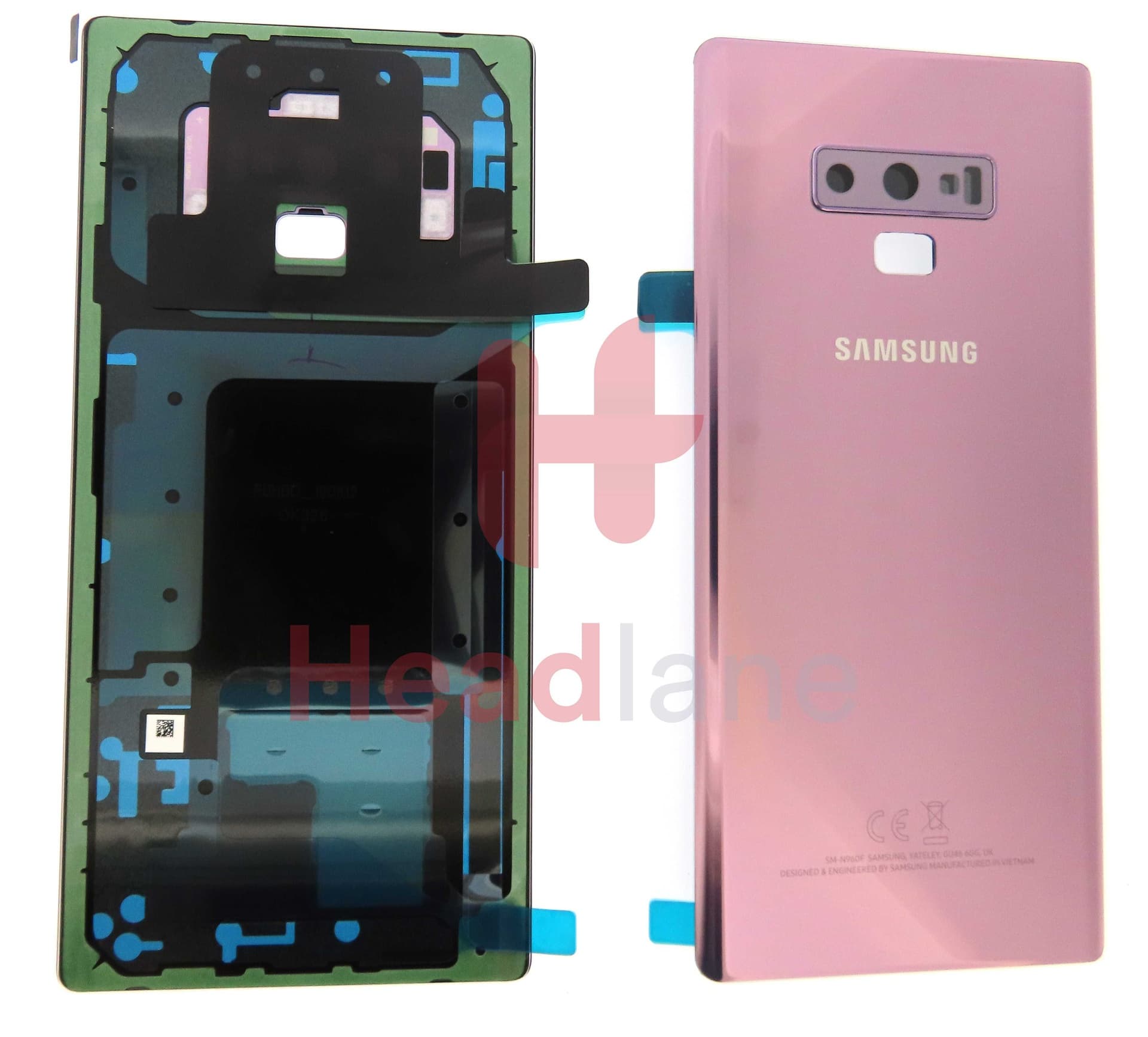 Samsung SM-N960 Galaxy Note 9 Battery Cover - Lavender (No DS on Back) - GH82-16917E - Samsung Replacement Part