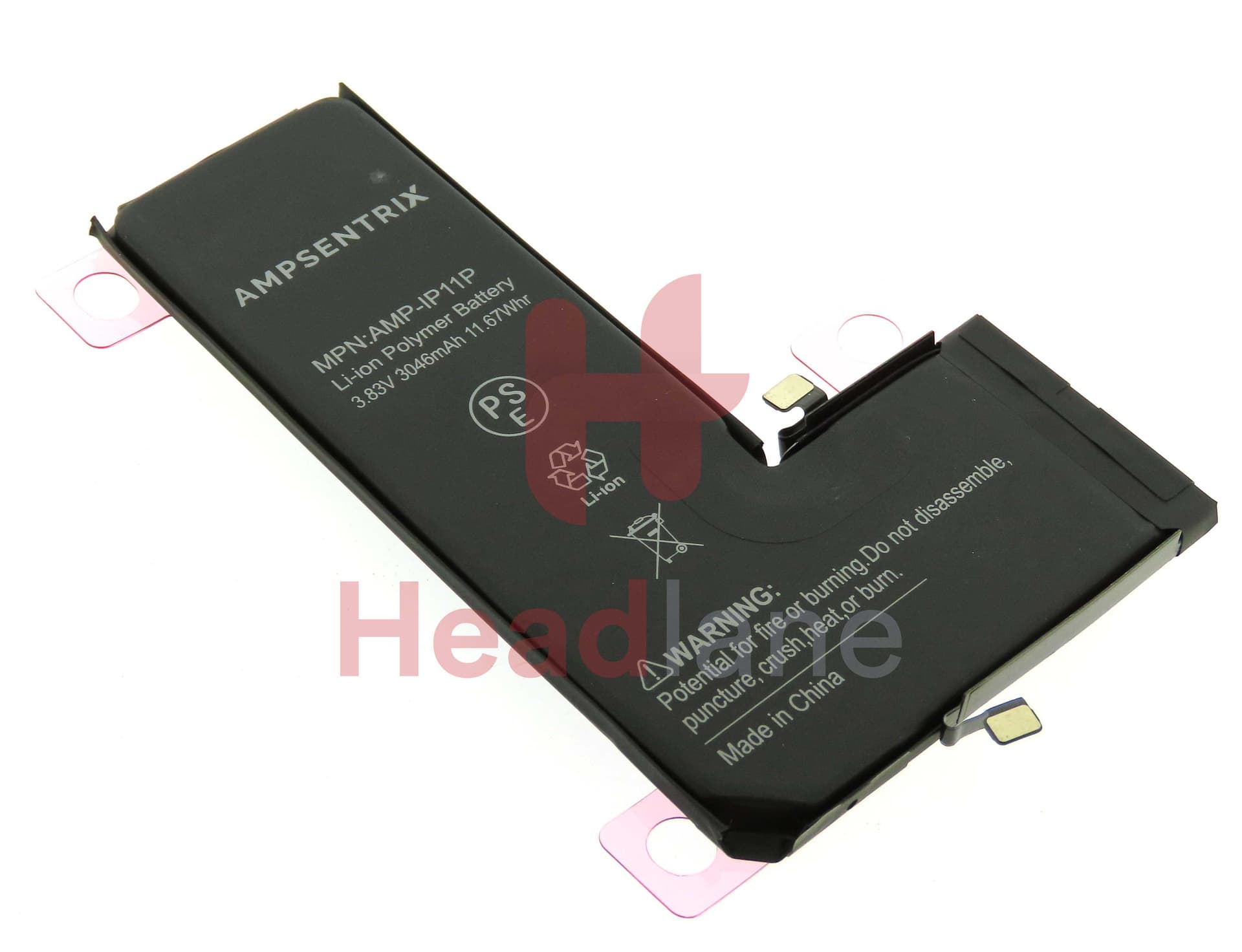 Apple iPhone 11 Pro Compatible Replacement Battery (AmpSentrix) - MS-009 - Ampsentrix Replacement Part