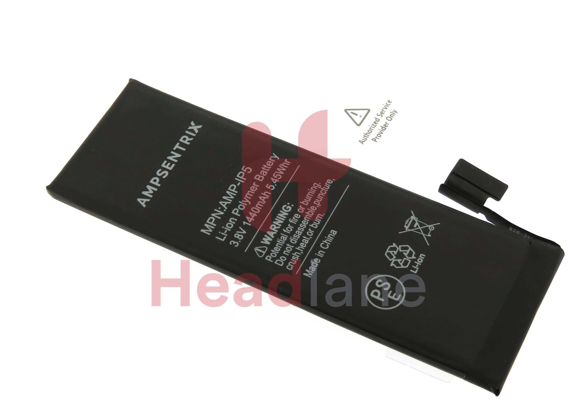 Apple iPhone 5 Compatible Replacement Battery (AmpSentrix) - MS-010 - Ampsentrix Replacement Part