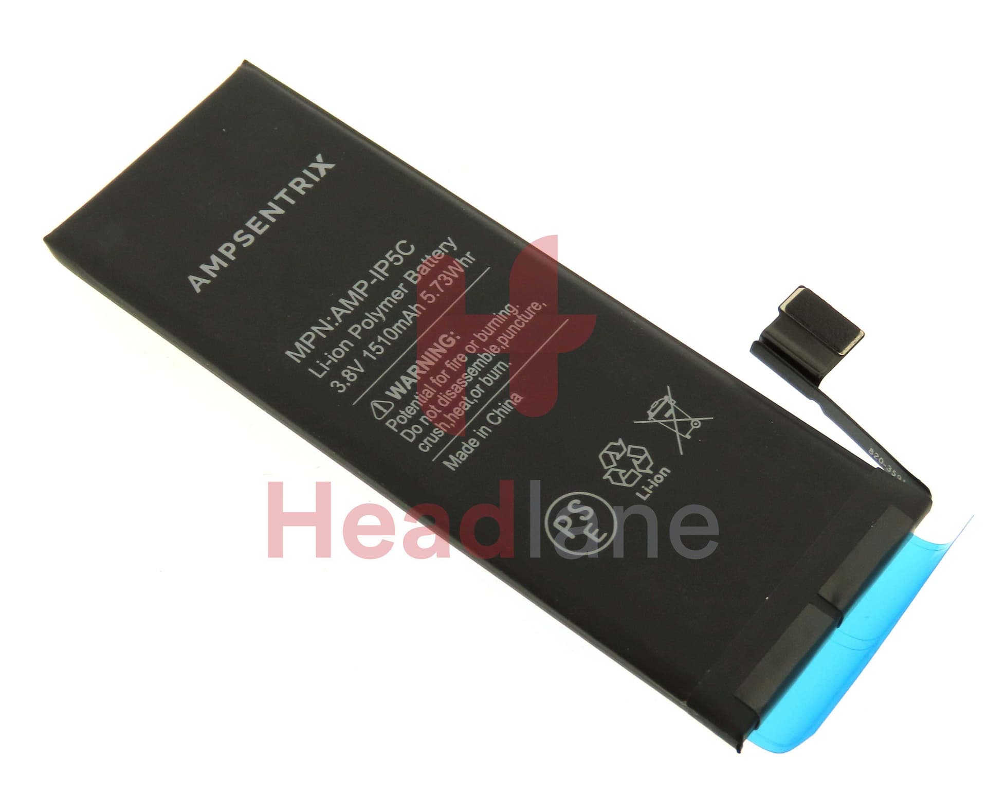Apple iPhone 5C Compatible Replacement Battery (AmpSentrix) - MS-012 - Ampsentrix Replacement Part